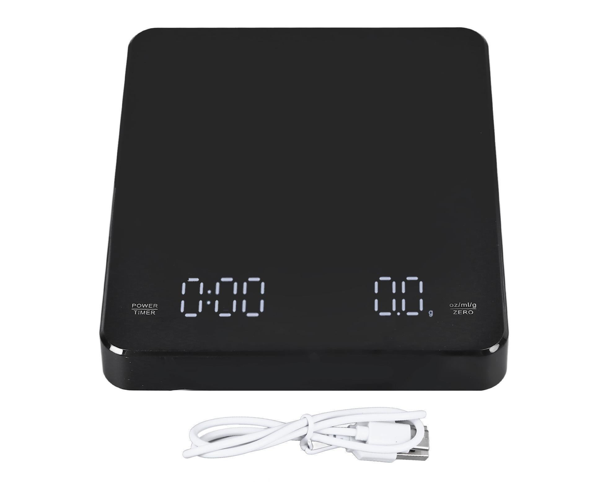 Electronic Digital Food Scale LED Multi Functional Timer Accurate Intelligent Coffee Scale for Daily Life - Image 1