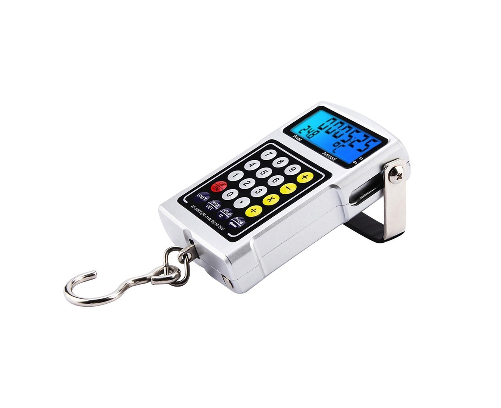 Electronic Fish Hook Scale 50Kg Luggage Weighing 7 in 1 Digital Hanging Scales - Image 8