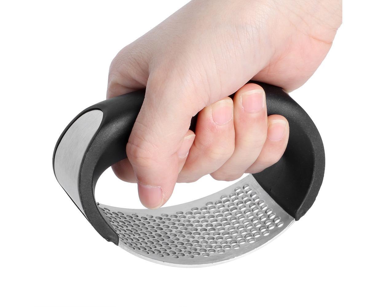 Garlic Grater Stainless Steel Manual Garlic Crusher Pressing Tool Household Kitchen Supplies - Image 8