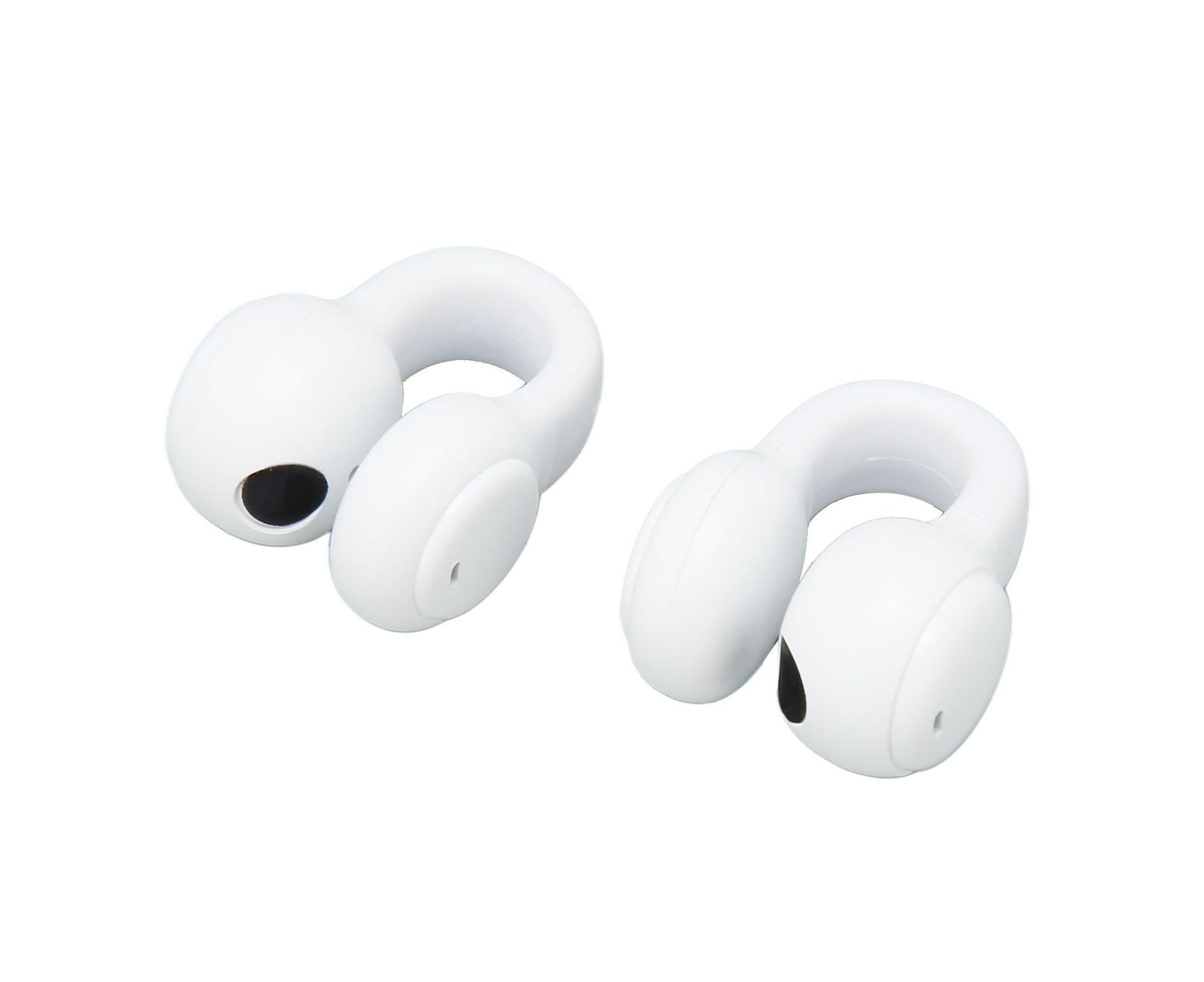 Wireless Earbuds Noise Reduction Bluetooth 5.3 Wireless Sports Earphones with Earhooks for Sports Work White - Image 6