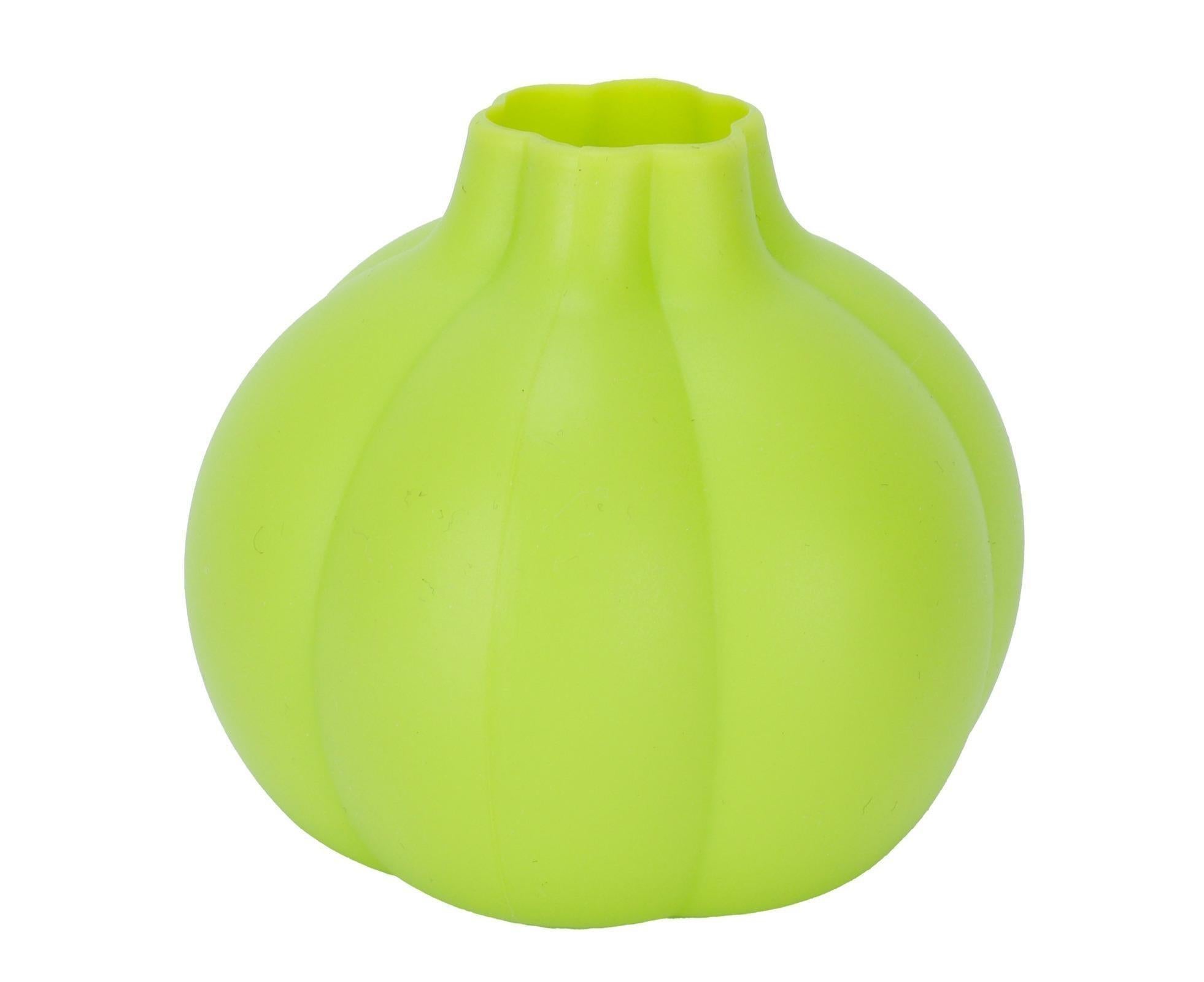 Green Silicone Garlic Peeler Food Grade Soft Material Peeling Tool for Home Kitchen - Image 1