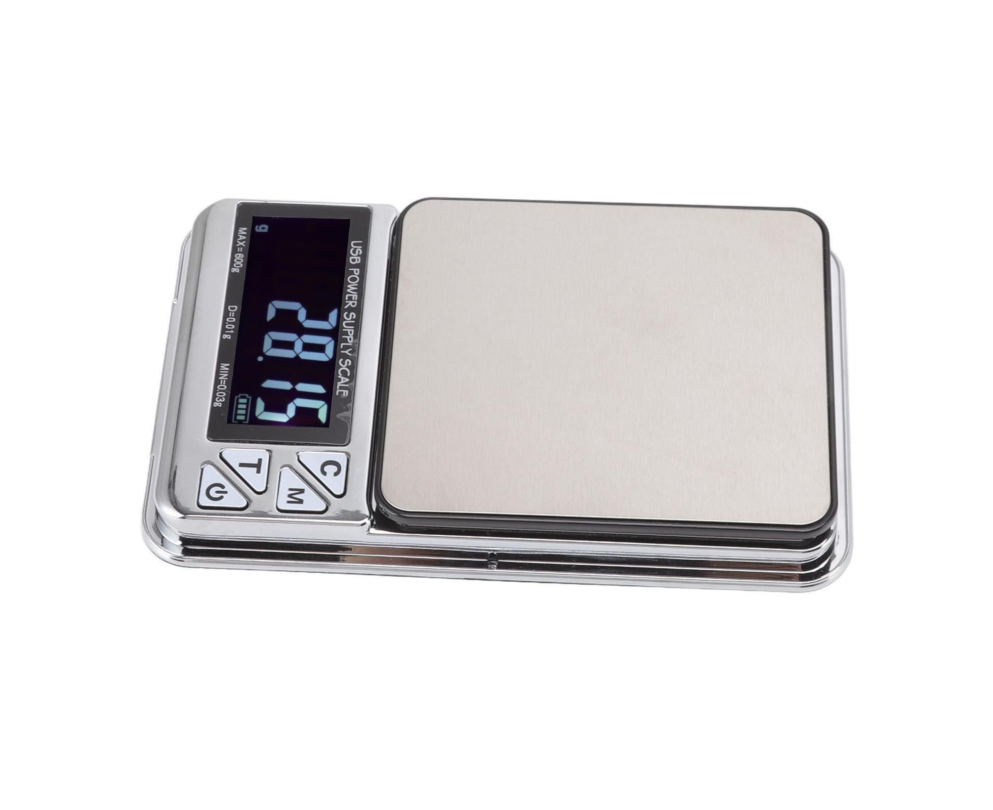 High Accuracy Digital Scale 600/0.01g LCD Display Waterproof USB Charging Electronic Scale for Kitchen Jewelry - Image 3