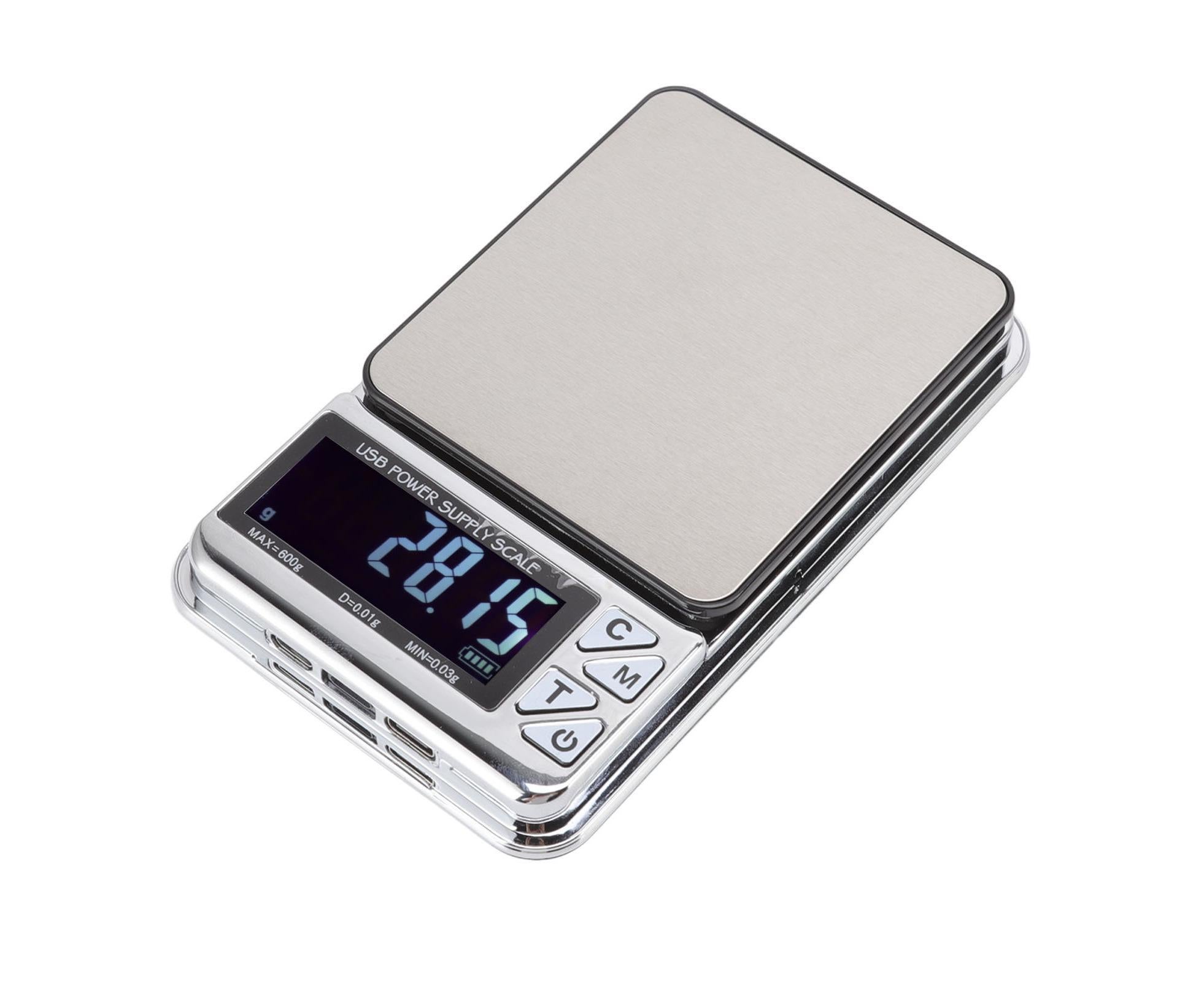 High Accuracy Digital Scale 600/0.01g LCD Display Waterproof USB Charging Electronic Scale for Kitchen Jewelry - Image 4