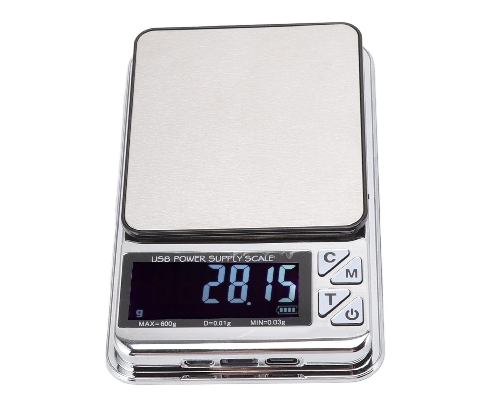 High Accuracy Digital Scale 600/0.01g LCD Display Waterproof USB Charging Electronic Scale for Kitchen Jewelry - Image 5