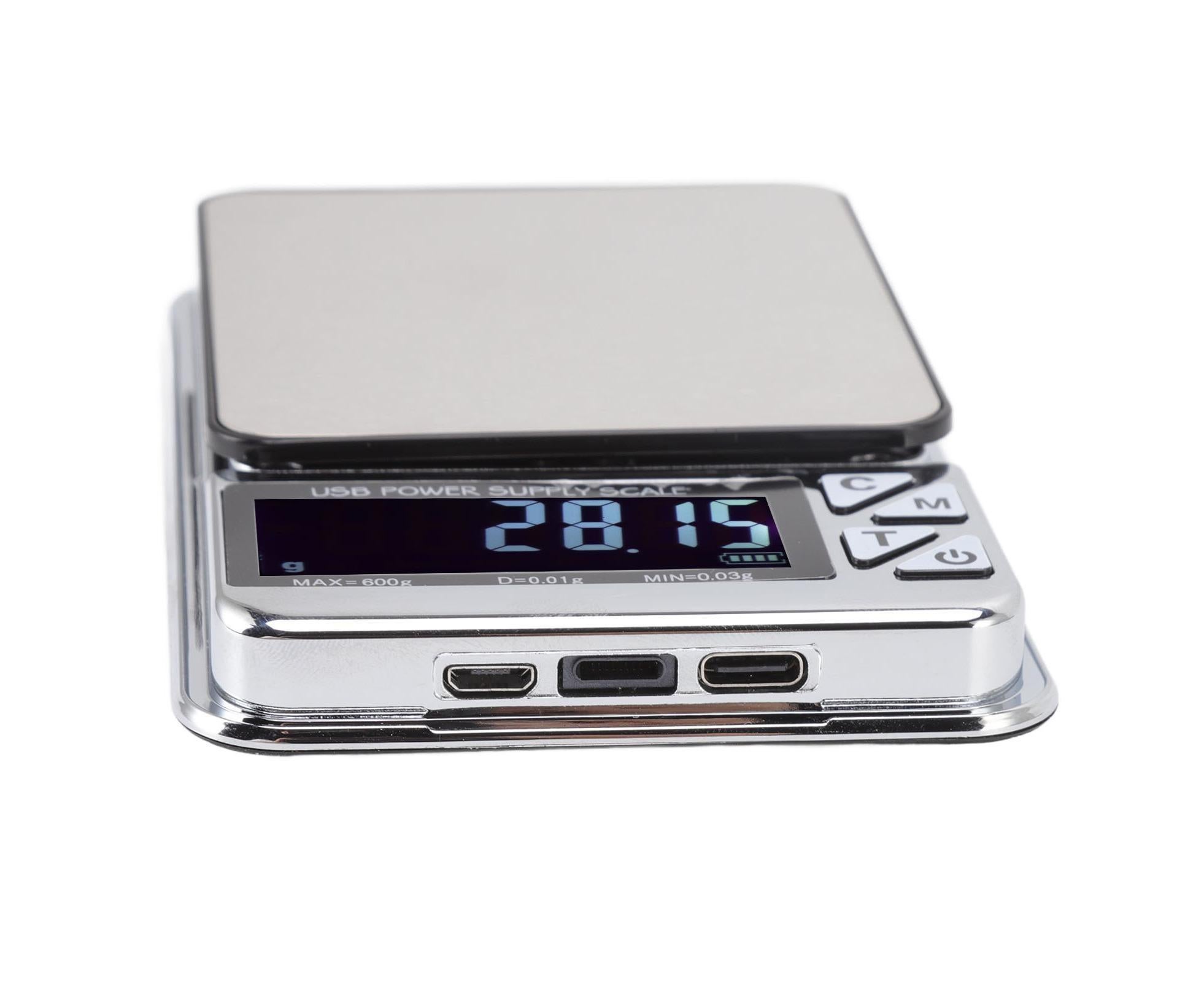 High Accuracy Digital Scale 600/0.01g LCD Display Waterproof USB Charging Electronic Scale for Kitchen Jewelry - Image 7