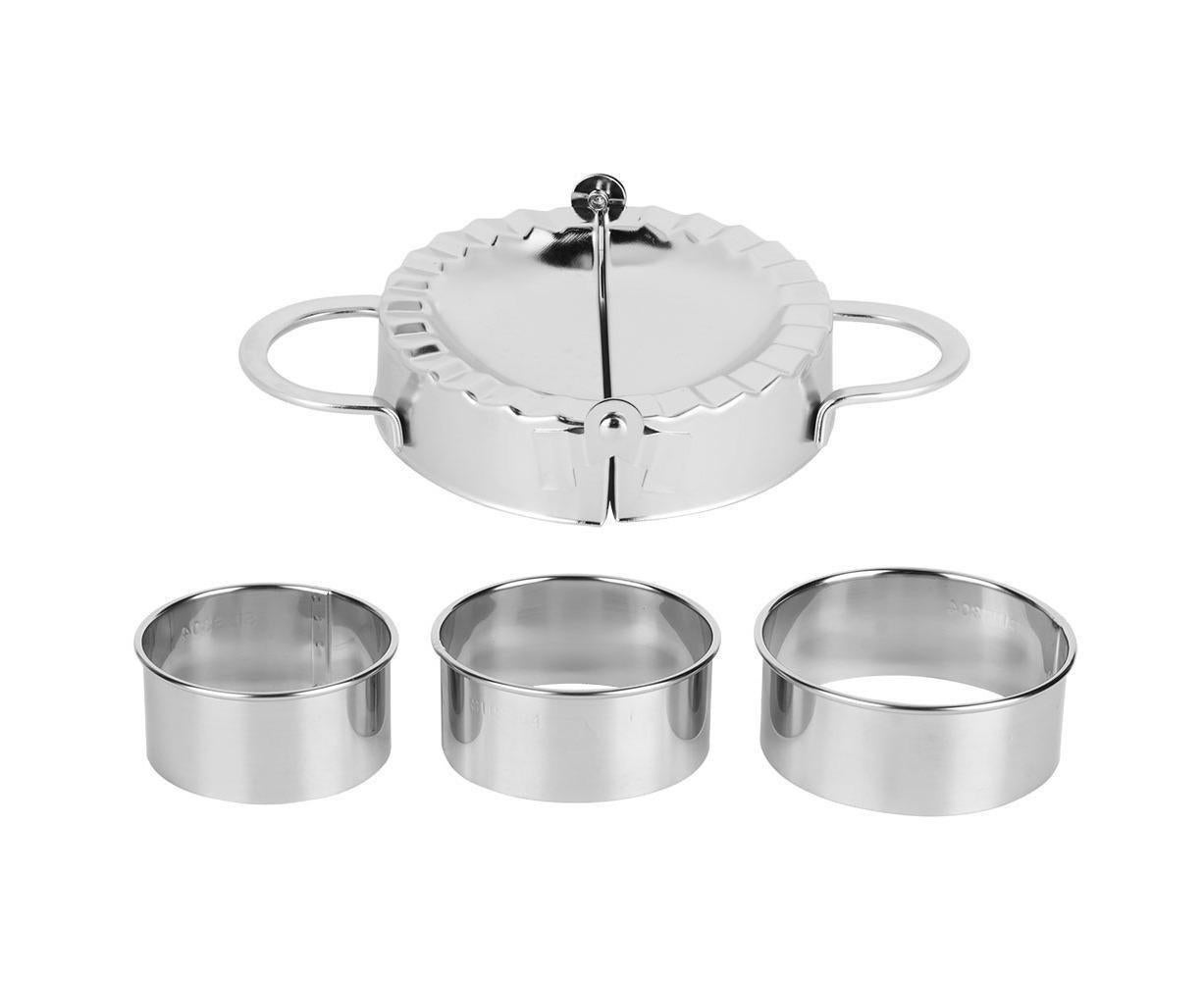 Household 304 Stainless Steel Manual Dumpling Dough Presser Maker Molds Kit Kitchen Utensils - Image 1