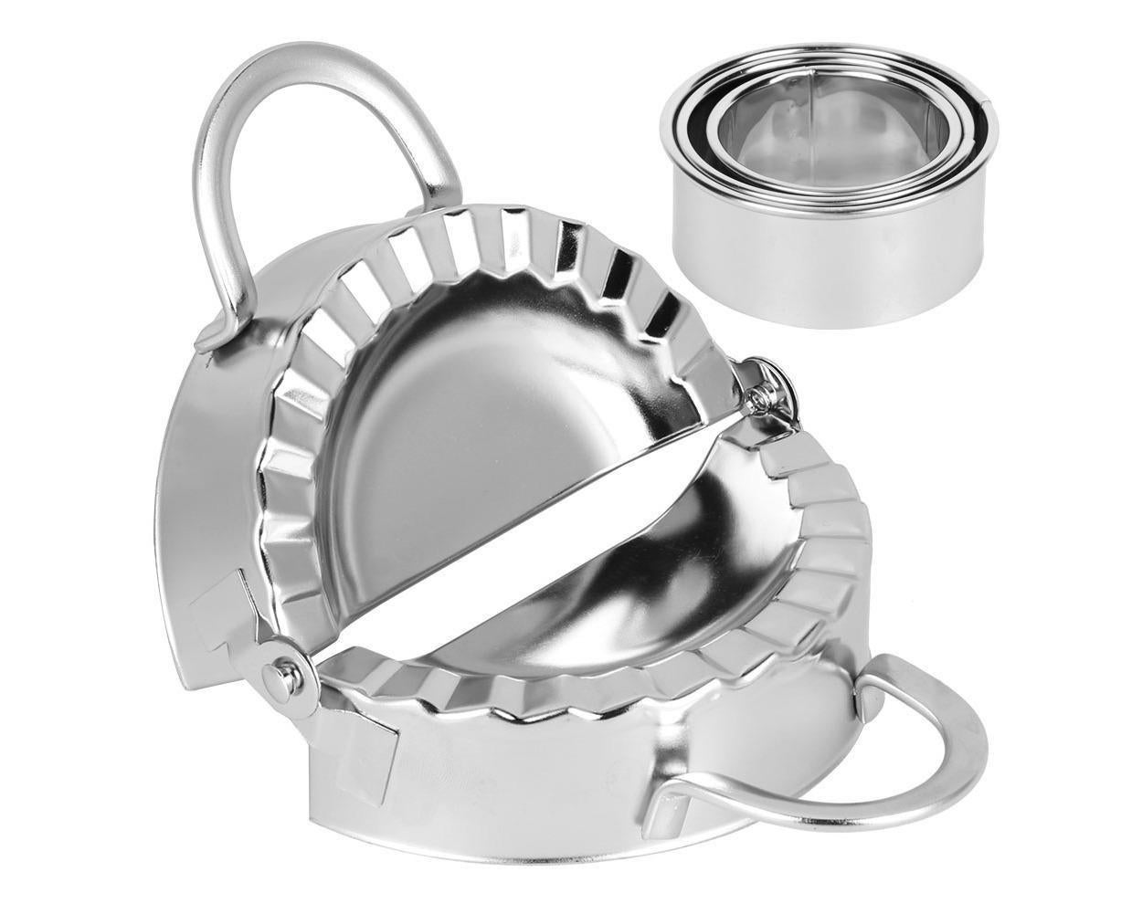 Household 304 Stainless Steel Manual Dumpling Dough Presser Maker Molds Kit Kitchen Utensils - Image 2