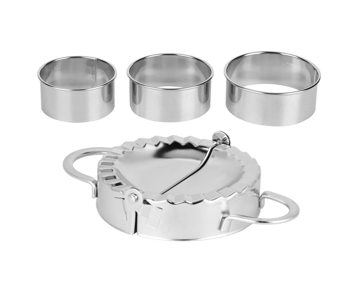 Household 304 Stainless Steel Manual Dumpling Dough Presser Maker Molds Kit Kitchen Utensils - Image 3