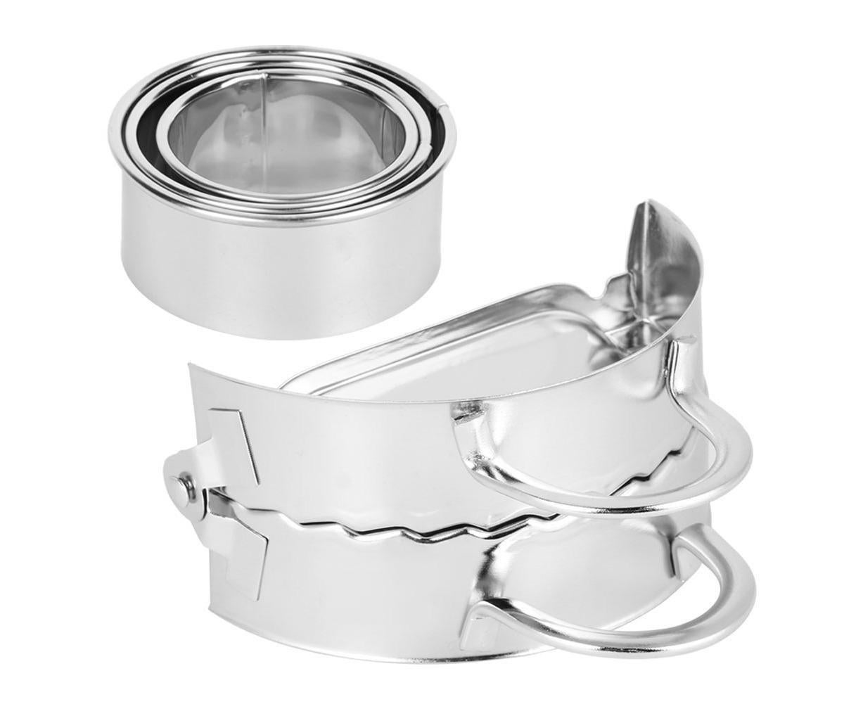 Household 304 Stainless Steel Manual Dumpling Dough Presser Maker Molds Kit Kitchen Utensils - Image 4