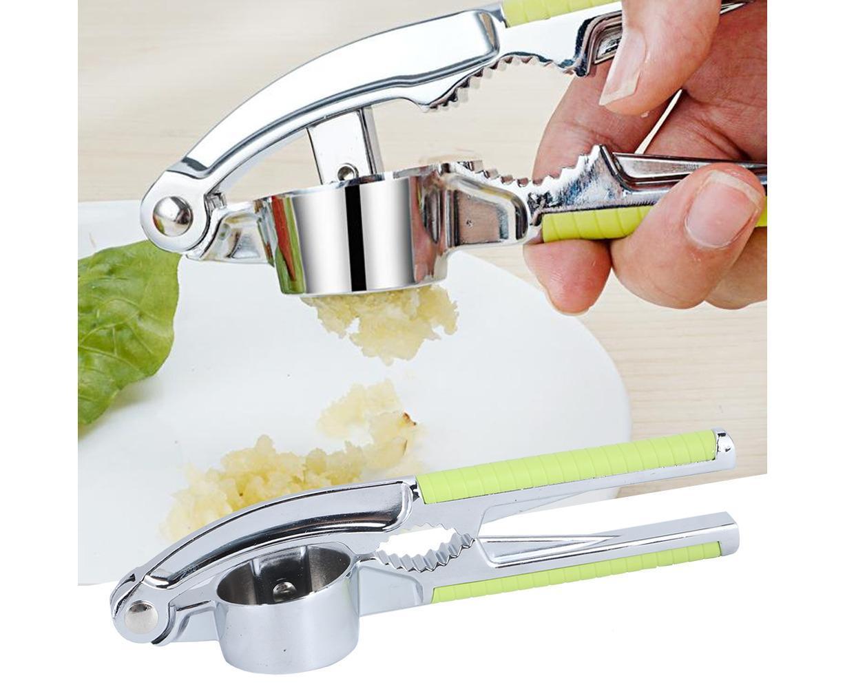 Kitchen Portable Manual Food Garlic Press Grinder Crusher Masher Walnut Cracker for Home Use - Image 5