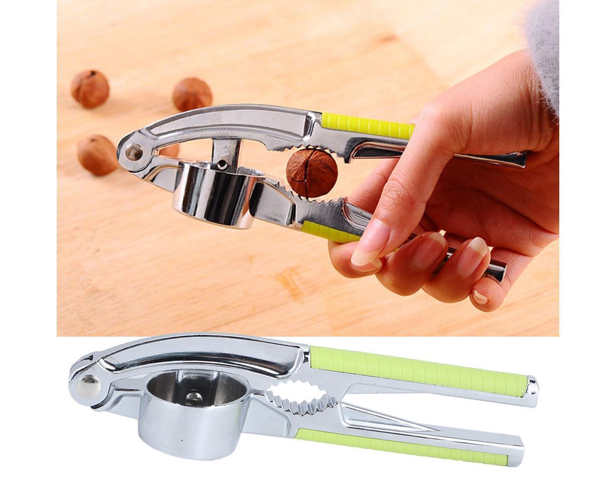 Kitchen Portable Manual Food Garlic Press Grinder Crusher Masher Walnut Cracker for Home Use - Image 6