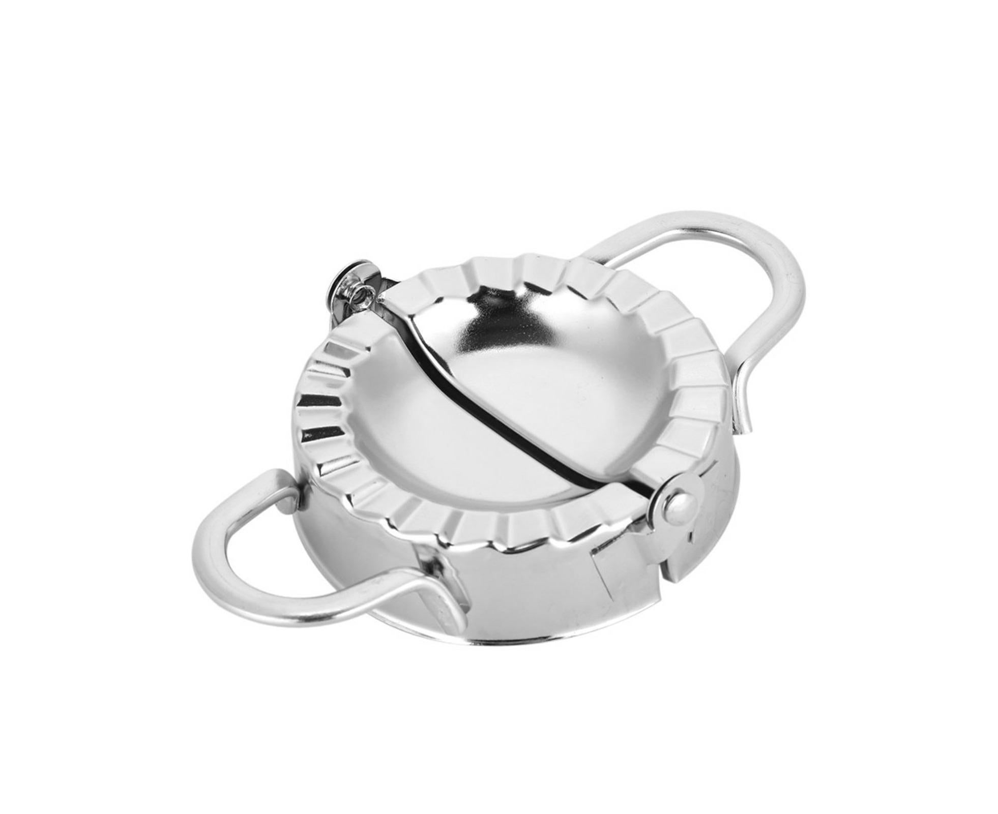 Kitchen Stainless Steel Dumpling Dough Mould Make Fruit Pie Press Pastry Tools(Large Size) - Image 1