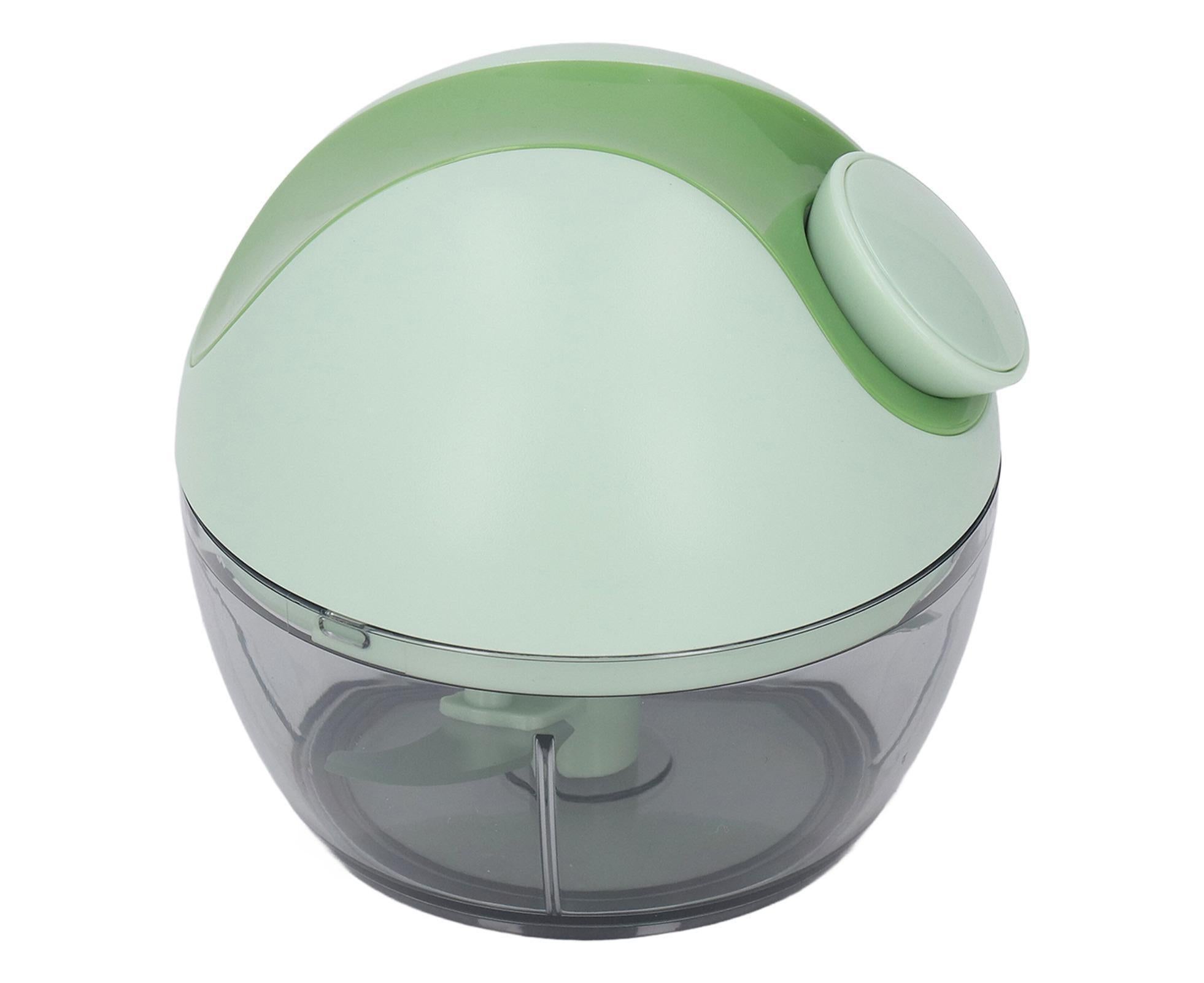Manual Garlic Chopper Multifunctional Mini Hand Pull String Garlic Mincer Food Processor for Home Light Green - Image 2