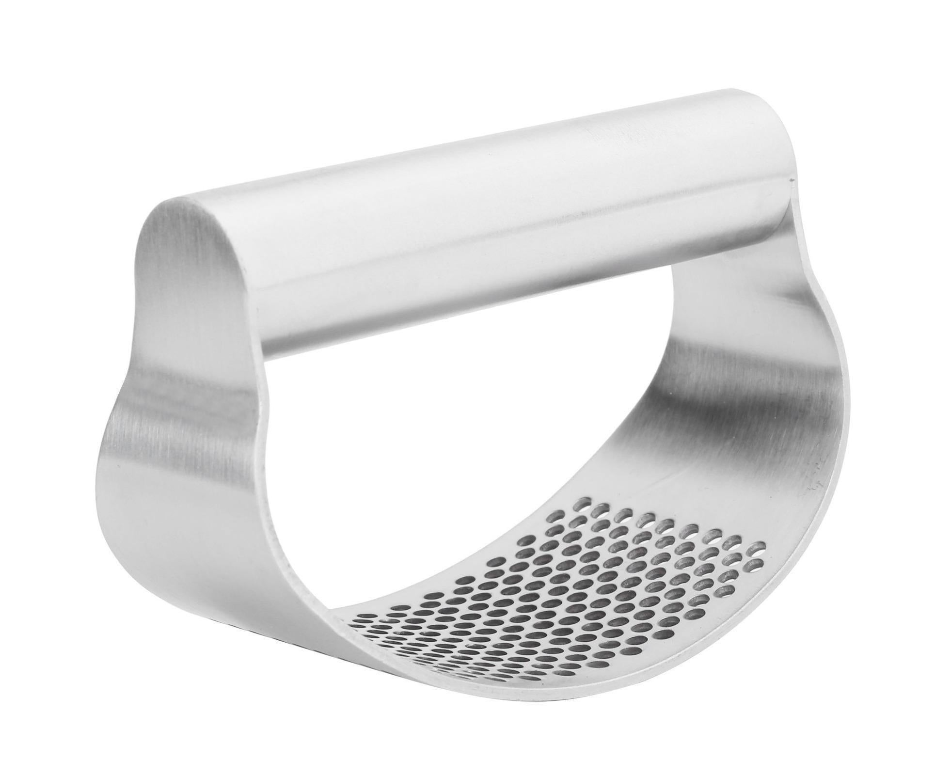 Manual Garlic Press Masher Crusher Squeezer with Brush Peeler Kit Kitchen Gadget Set - Image 3