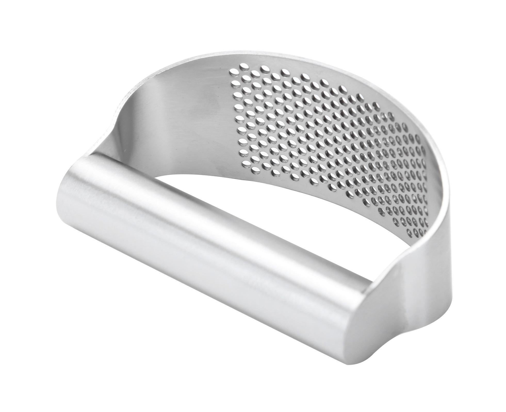 Manual Garlic Press Masher Crusher Squeezer with Brush Peeler Kit Kitchen Gadget Set - Image 5