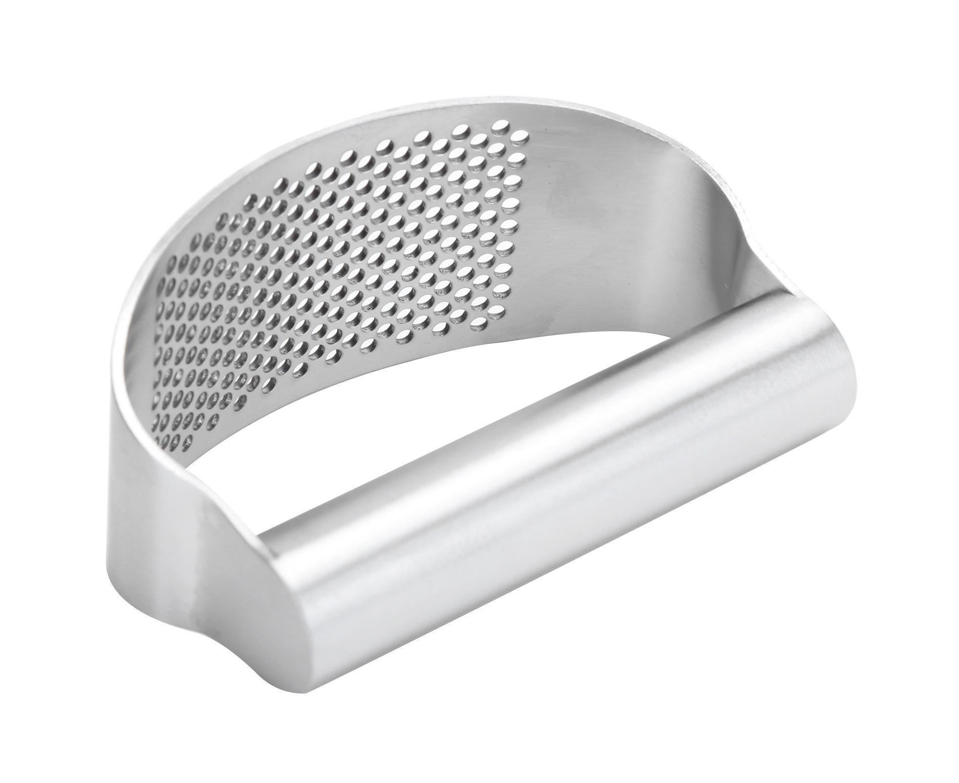 Manual Garlic Press Masher Crusher Squeezer with Brush Peeler Kit Kitchen Gadget Set - Image 7