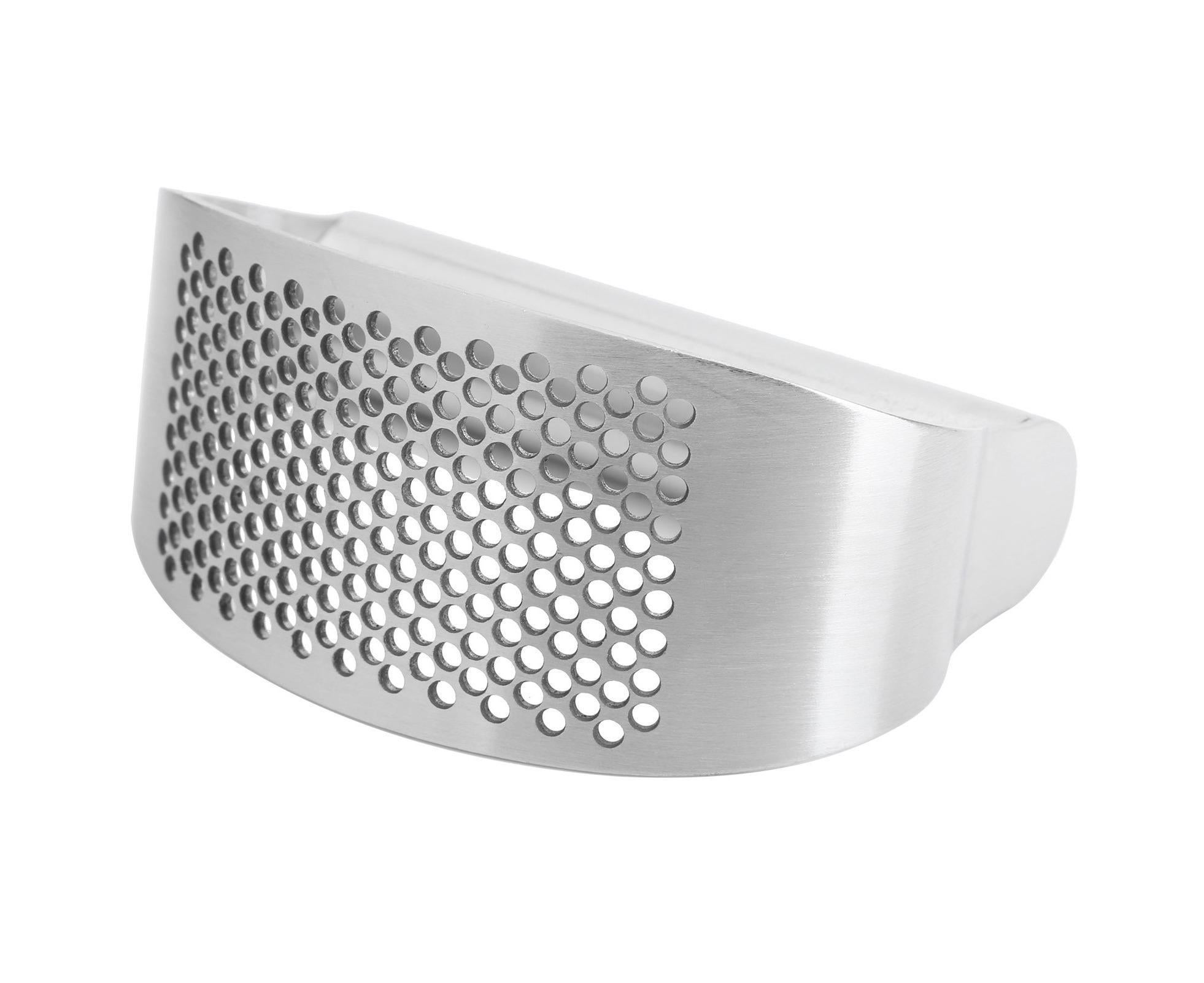 Manual Garlic Press Masher Crusher Squeezer with Brush Peeler Kit Kitchen Gadget Set - Image 8