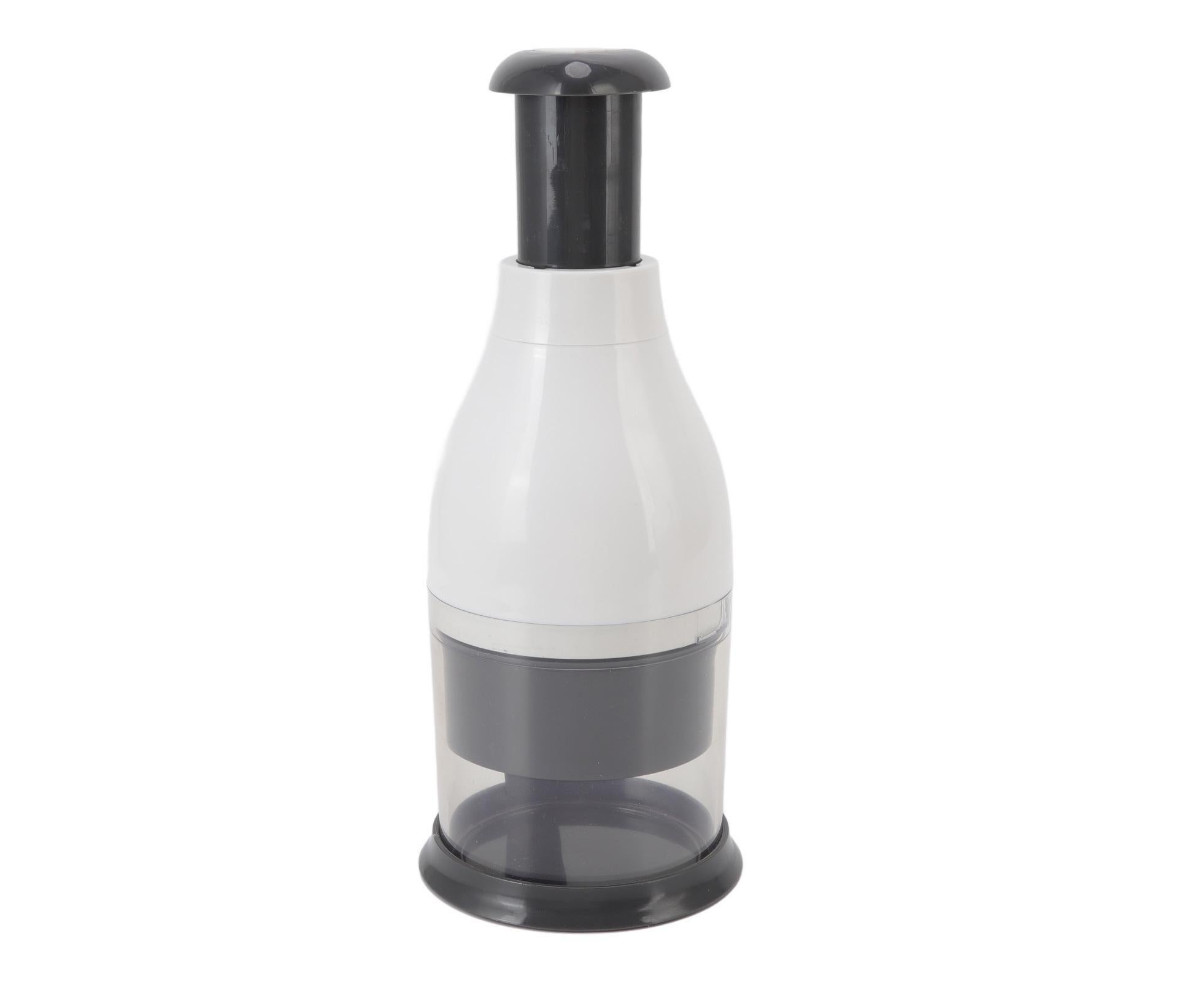 Mini Chopper White Manual Stainless Steel Blade PP Material Easy Disassemble Vegetable Chopper for Onions Nuts - Image 4