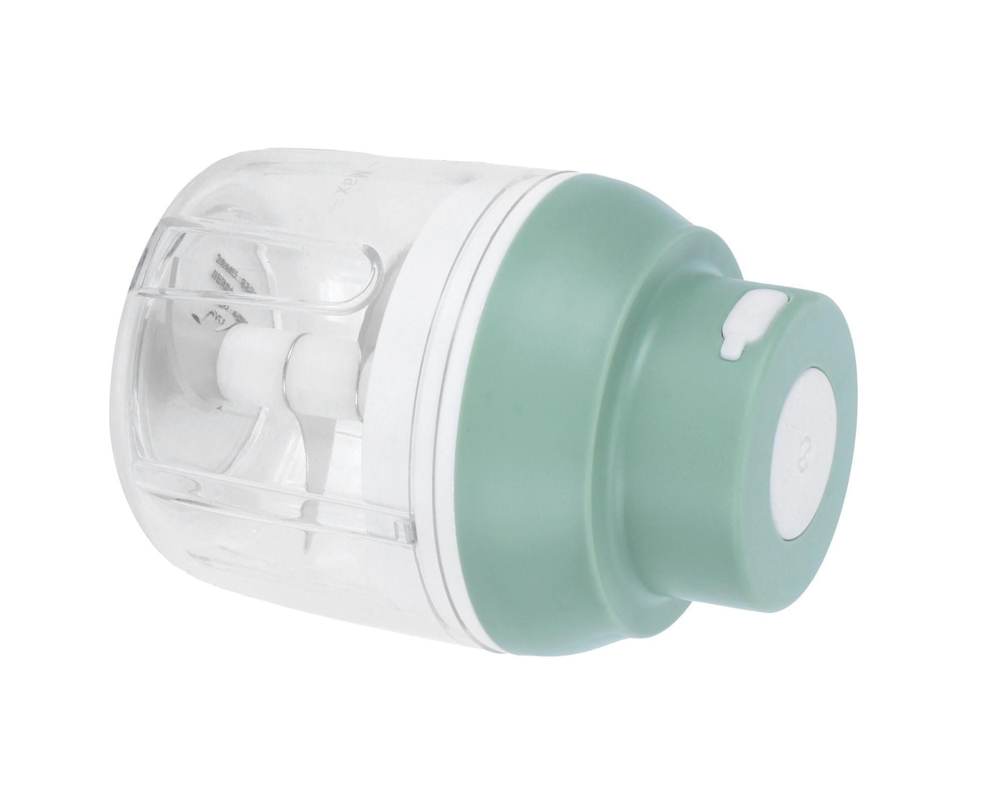 Mini Vegetable Cutter 250ml Electric Garlic Masher Crusher Grinder Kitchen AccessoryGreen - Image 6