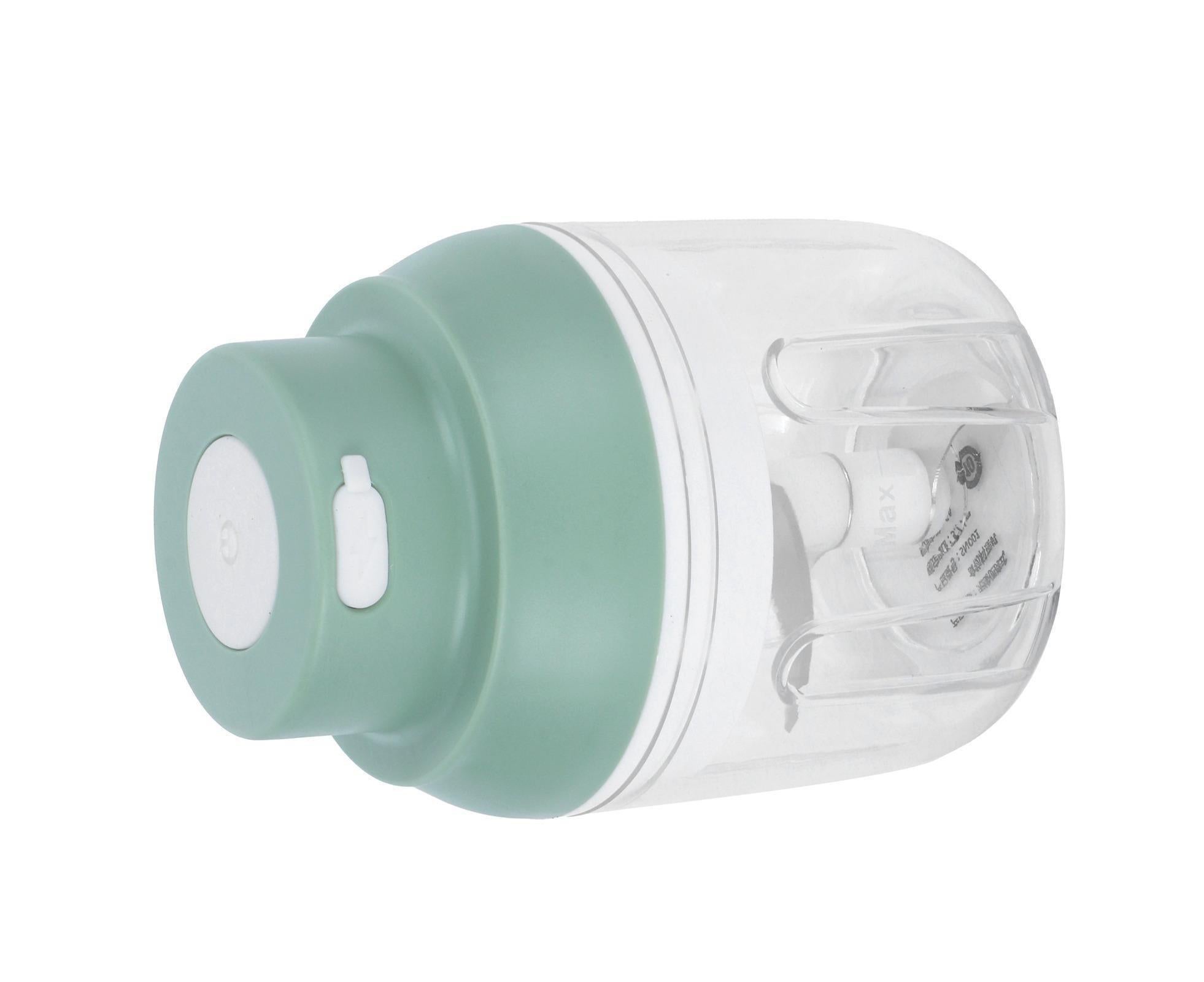 Mini Vegetable Cutter 250ml Electric Garlic Masher Crusher Grinder Kitchen AccessoryGreen - Image 7