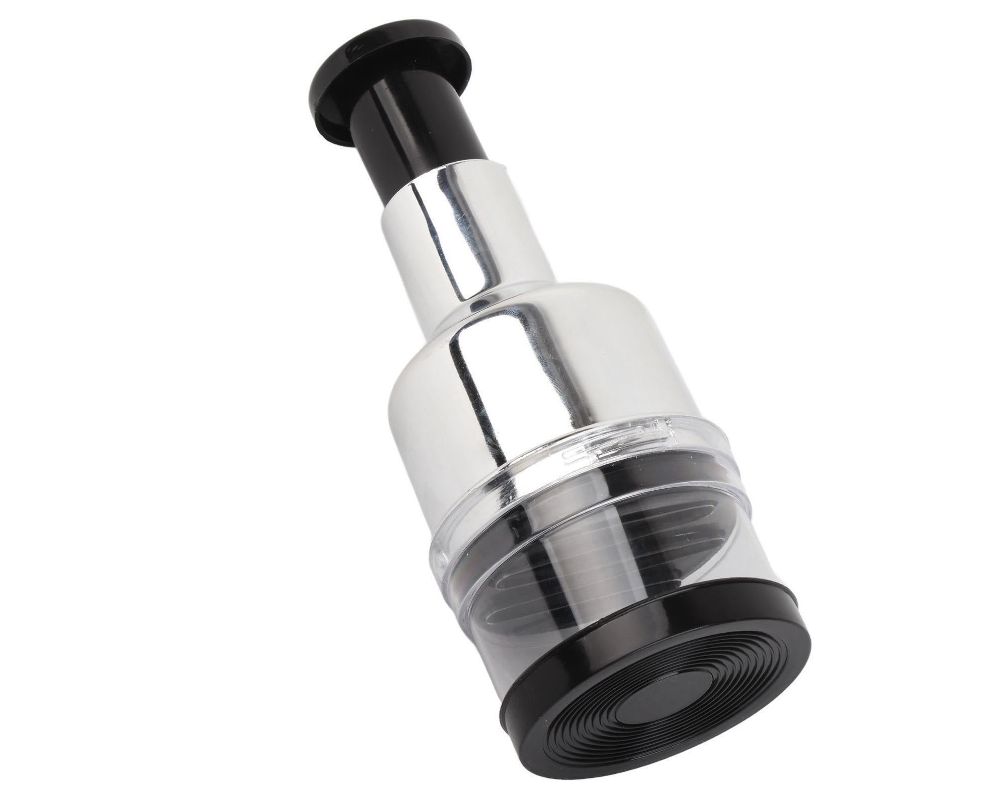Onion Press Chopper Hand Vegetable Chopper Stainless Steel Manual Food Chopper for Kitchen - Image 3