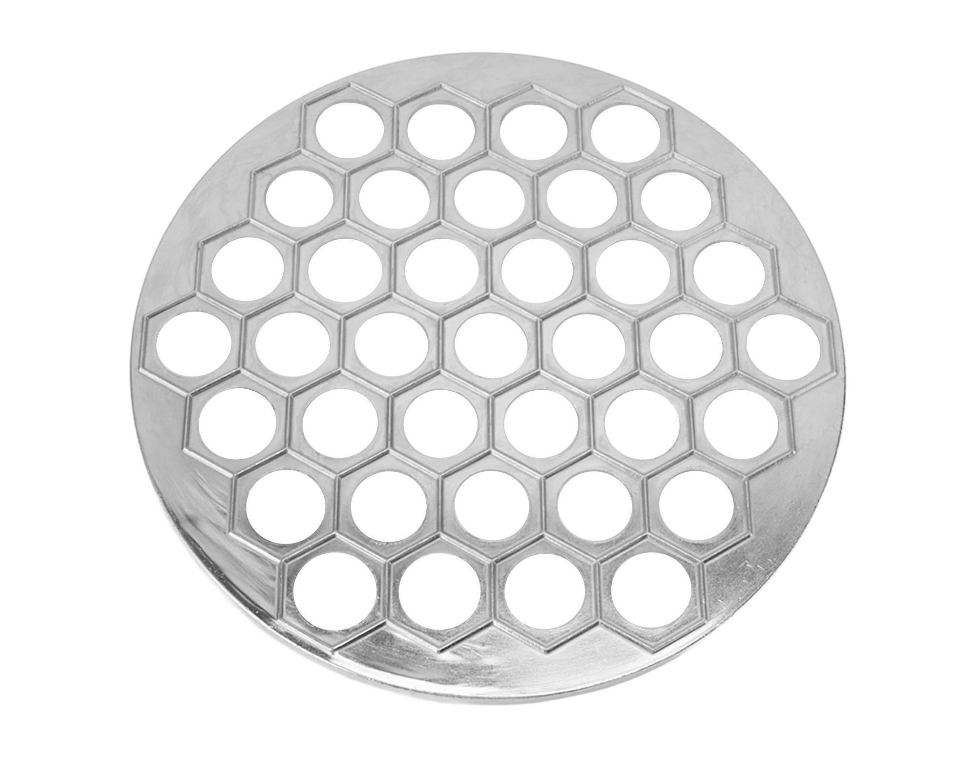 Russian Ravioli Maker Dumplings Mold Aluminum Alloy Pelmeni Maker Mold Pelmeni Meat Dumplings Maker 37 Holes Silver - Image 2