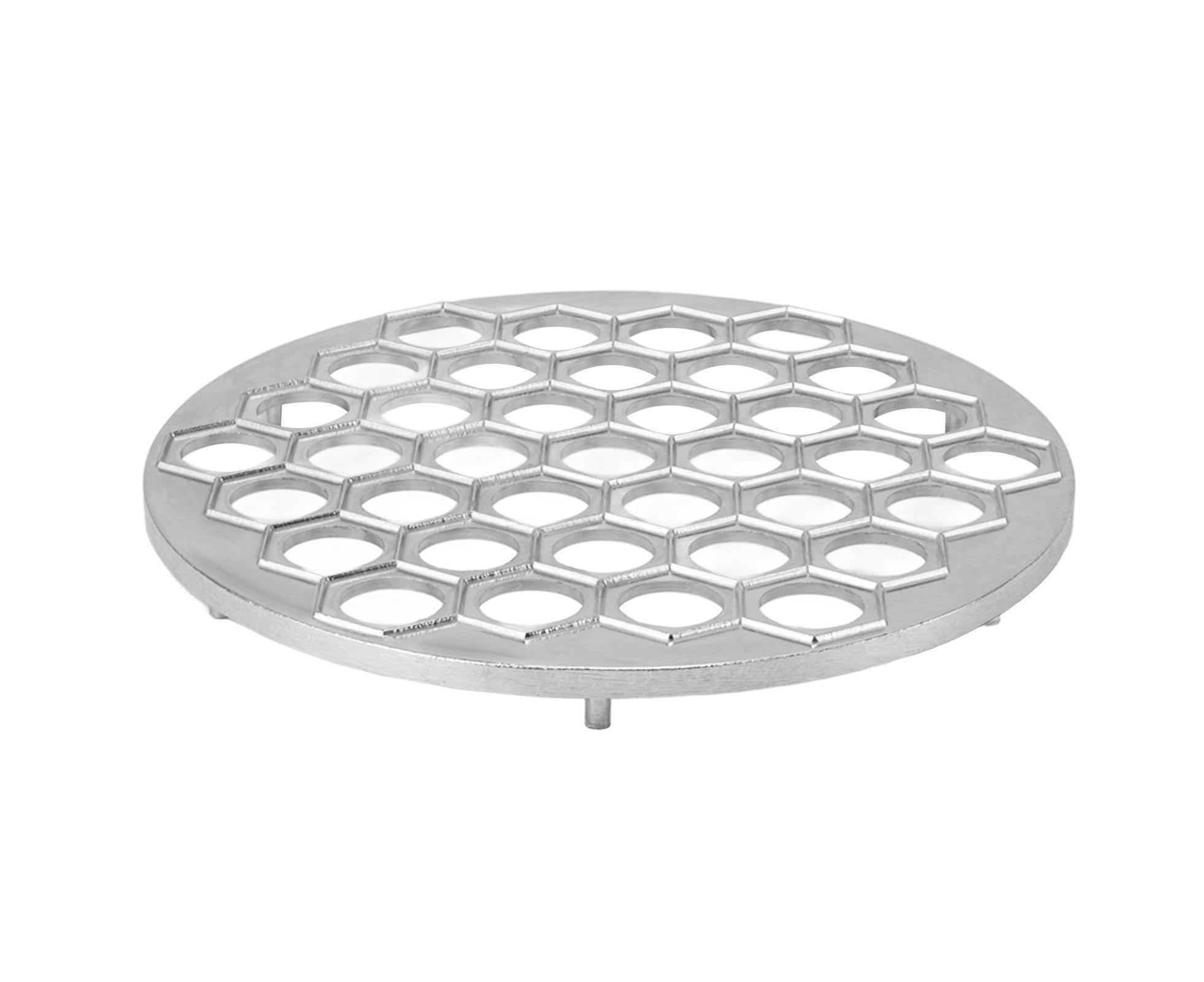 Russian Ravioli Maker Dumplings Mold Aluminum Alloy Pelmeni Maker Mold Pelmeni Meat Dumplings Maker 37 Holes Silver - Image 5