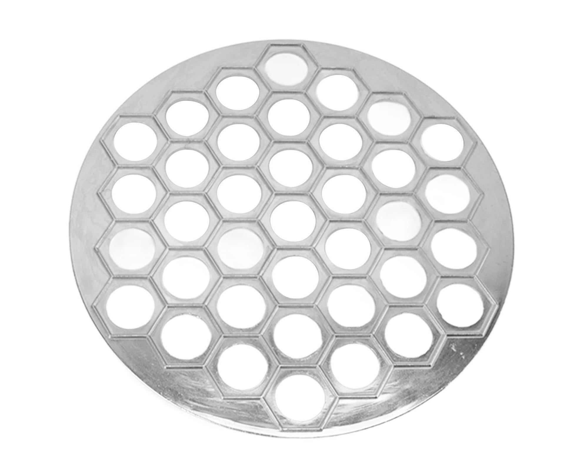 Russian Ravioli Maker Dumplings Mold Aluminum Alloy Pelmeni Maker Mold Pelmeni Meat Dumplings Maker 37 Holes Silver - Image 6