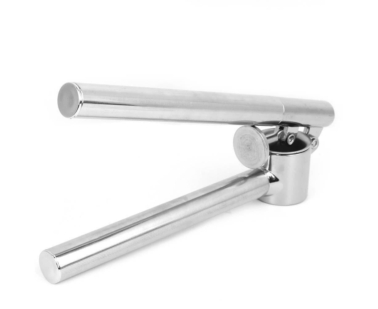 Stainless Steel Manual Food Garlic Press Crusher Mincer Squeezer Household Kitchen Utensils - Image 4