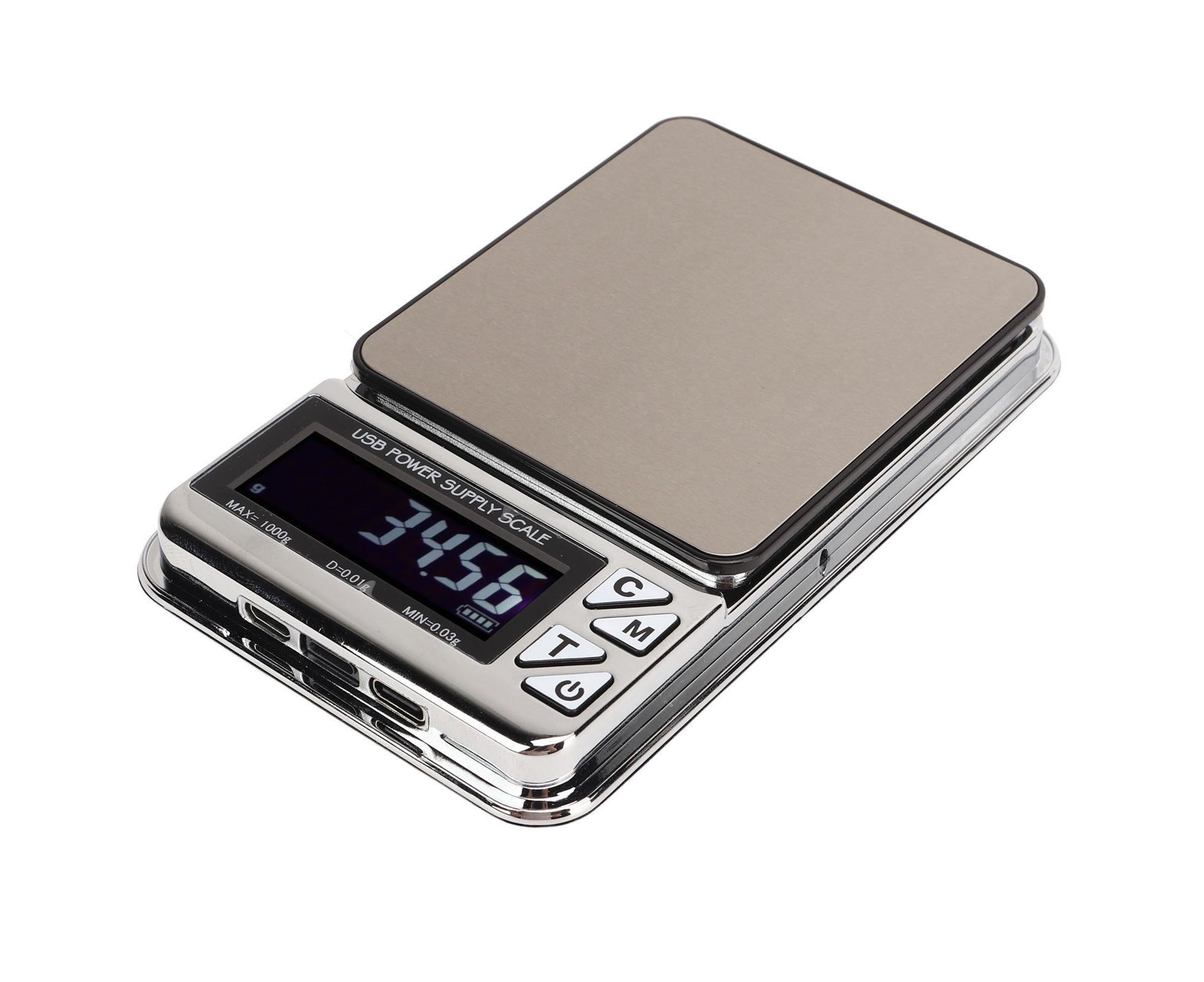 USB Electric Jewelry Flat Weighing Scale Electronic Kitchen Food Coffee Weighing Scale 200mAh - Image 1