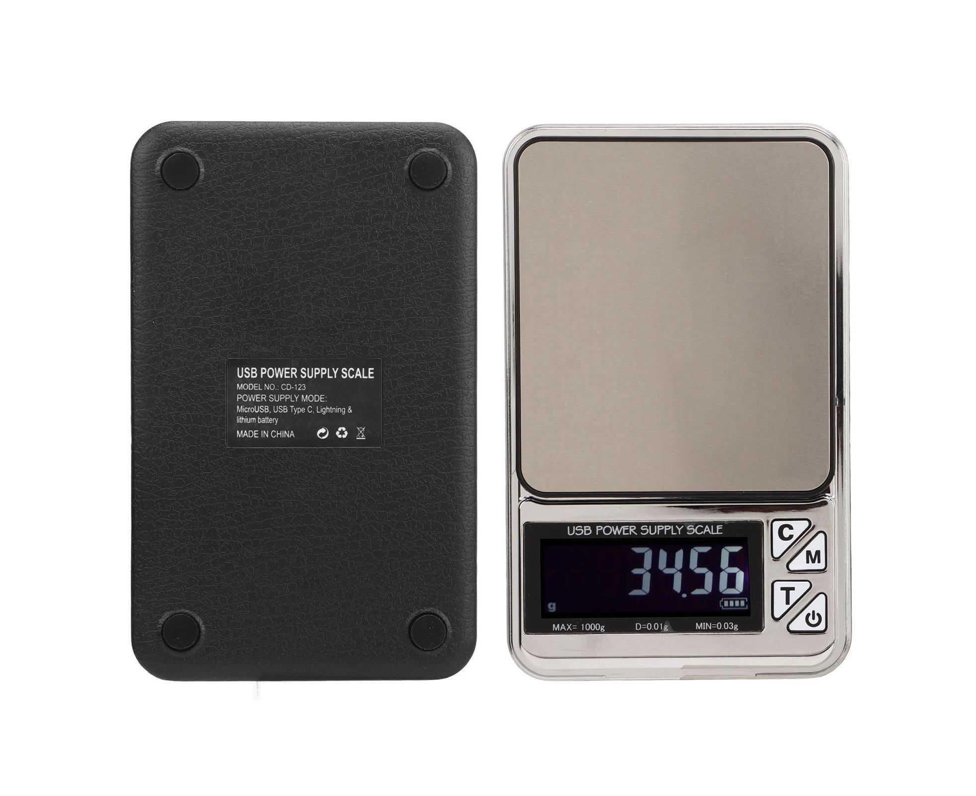 USB Electric Jewelry Flat Weighing Scale Electronic Kitchen Food Coffee Weighing Scale 200mAh - Image 2