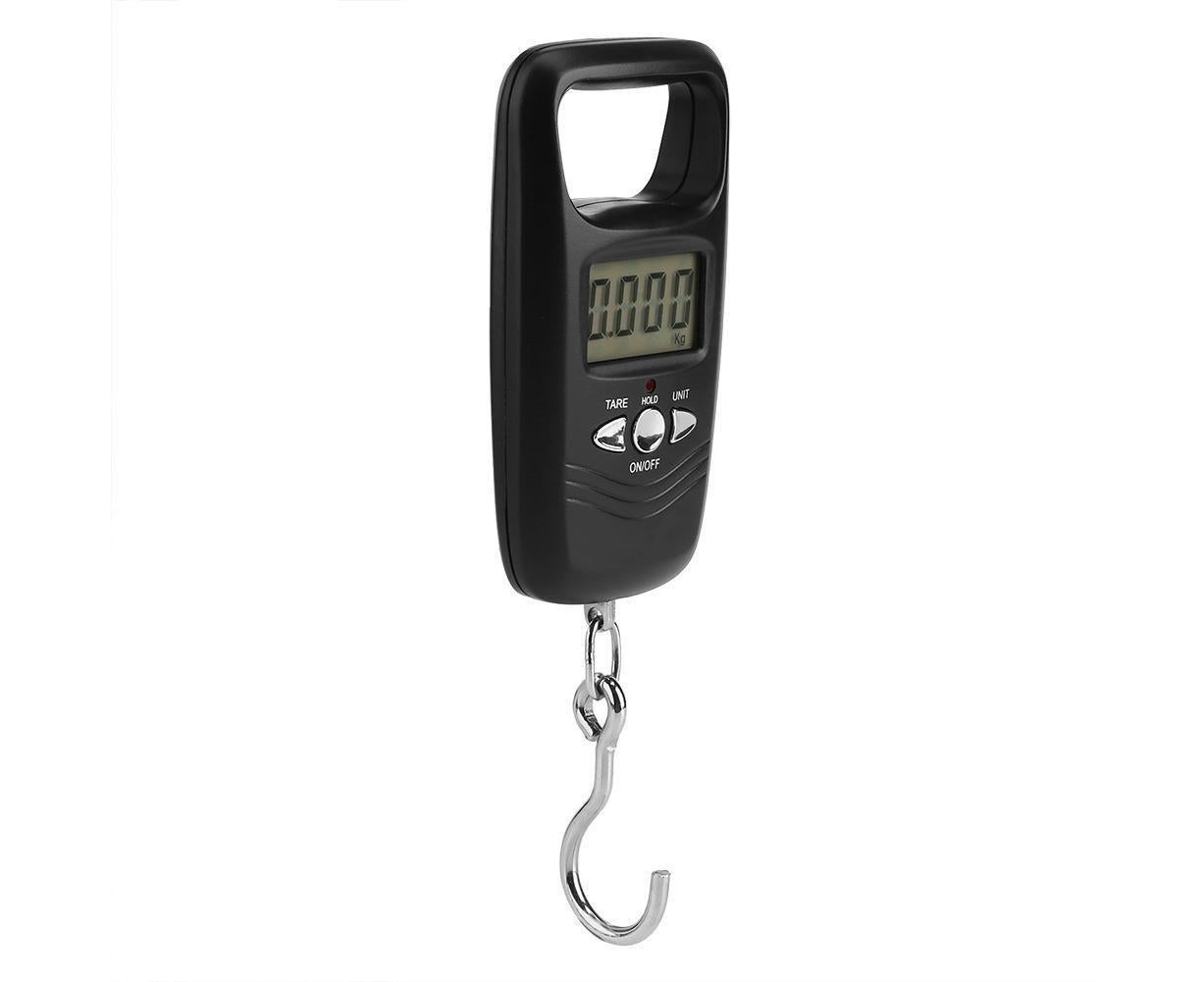 WEIHENG 50kg LCD Digital Hanging Luggage Electronic Pocket Hook Scale with Backlight (Black) - Image 7