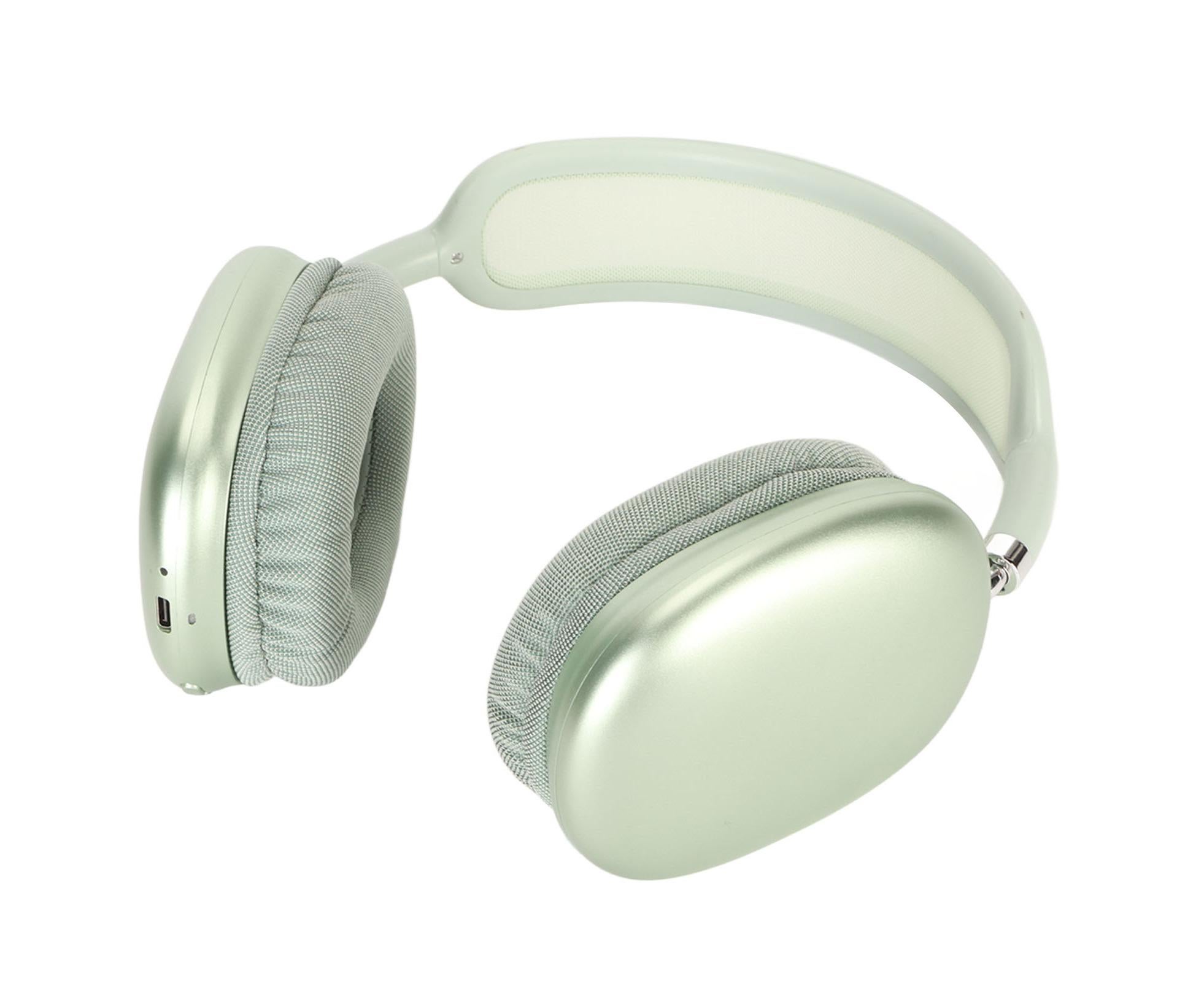 Wireless Bluetooth Headphones Adjustable Foldable Headsets with Microphone for Laptop Phone Work School Travel Sports Green - Image 2