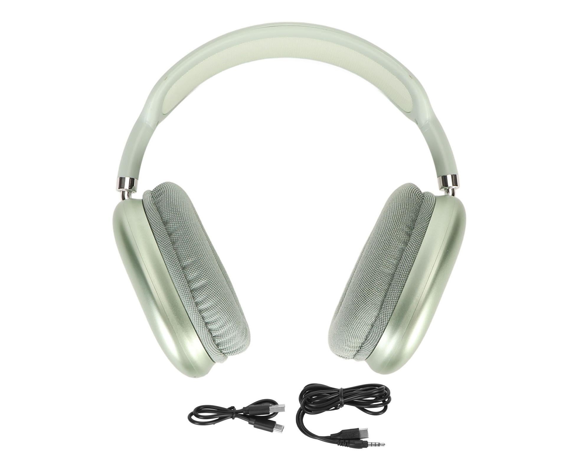 Wireless Bluetooth Headphones Adjustable Foldable Headsets with Microphone for Laptop Phone Work School Travel Sports Green - Image 7