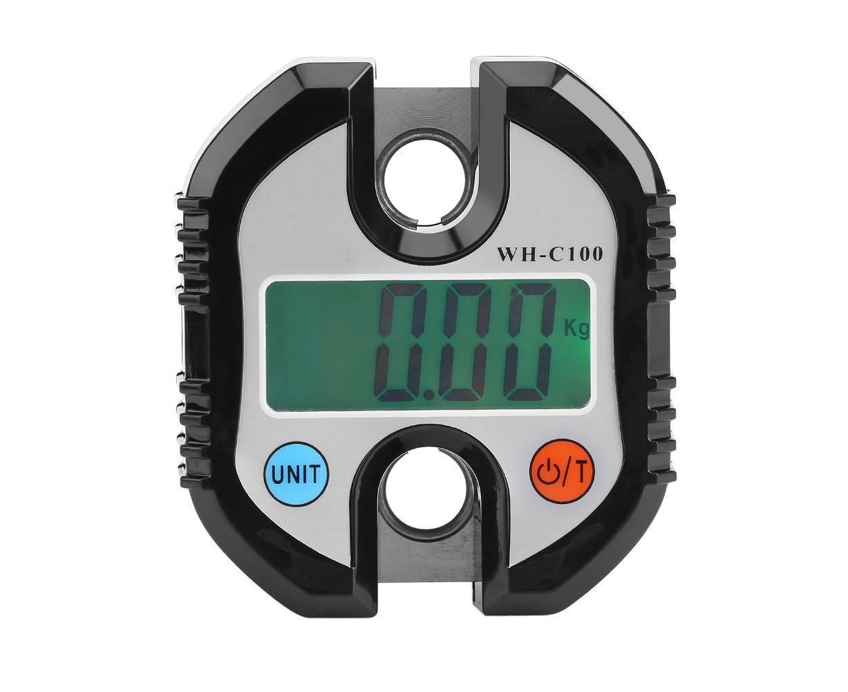 WeiHeng Portable Crane LCD Digital Electronic Hook Hanging Scales Loop Weighing Balance Black - Image 6