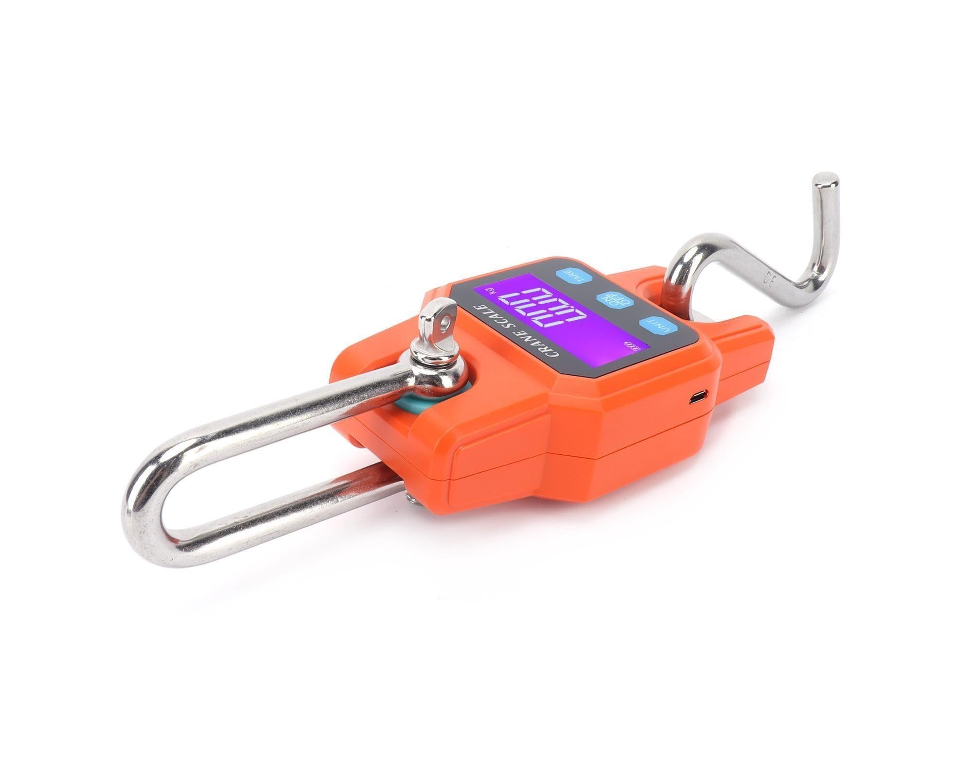WH-C06 Rechargeable Digital Hanging Scale Mini Crane Scale Electronic Hook Scale for Home(Orange ) - Image 7