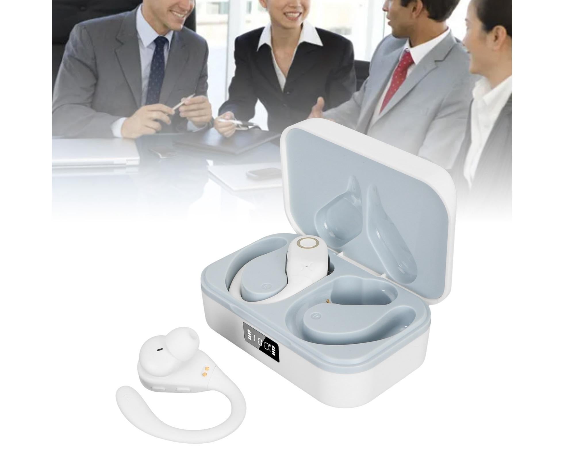 Bluetooth Translator Earbuds 144 Languages Noise Reduction Stereo Wireless Translation Headphones with Charging Case White - Image 3