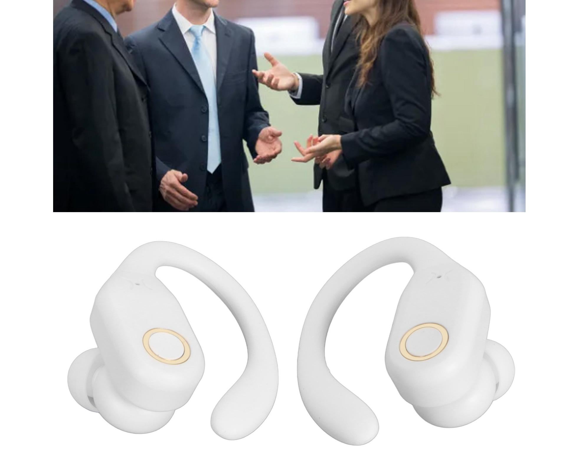 Bluetooth Translator Earbuds 144 Languages Noise Reduction Stereo Wireless Translation Headphones with Charging Case White - Image 6