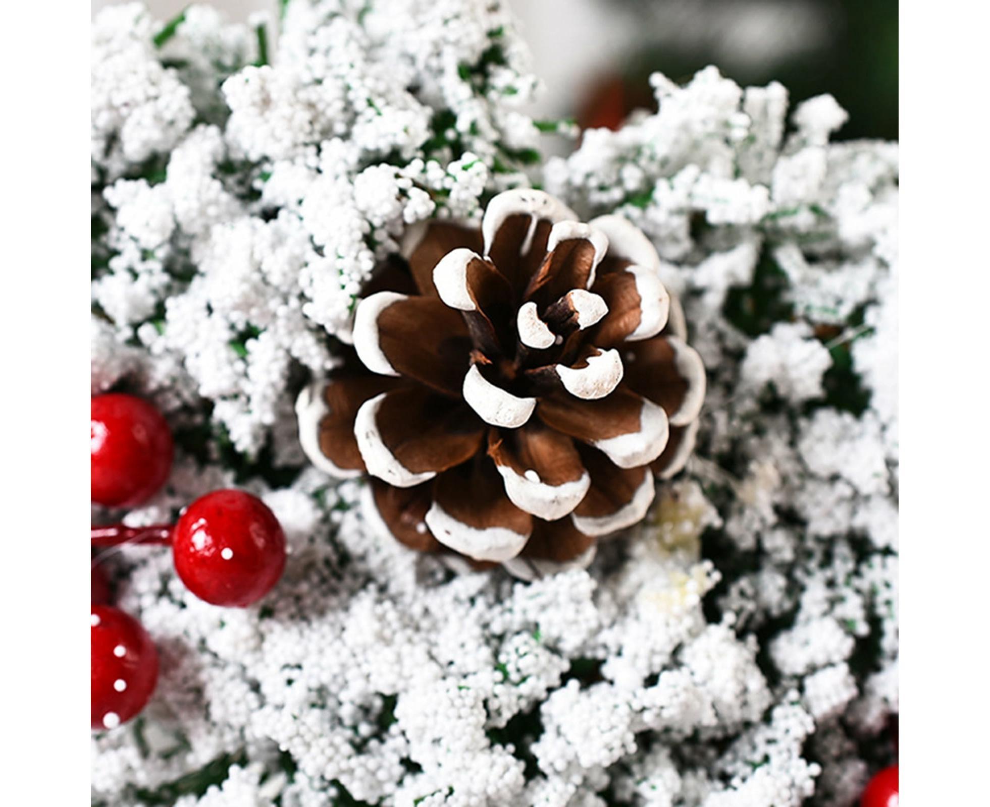 32cm Christmas Wreath, Artificial Christmas Garlands,, Christmas Decoration - Image 2
