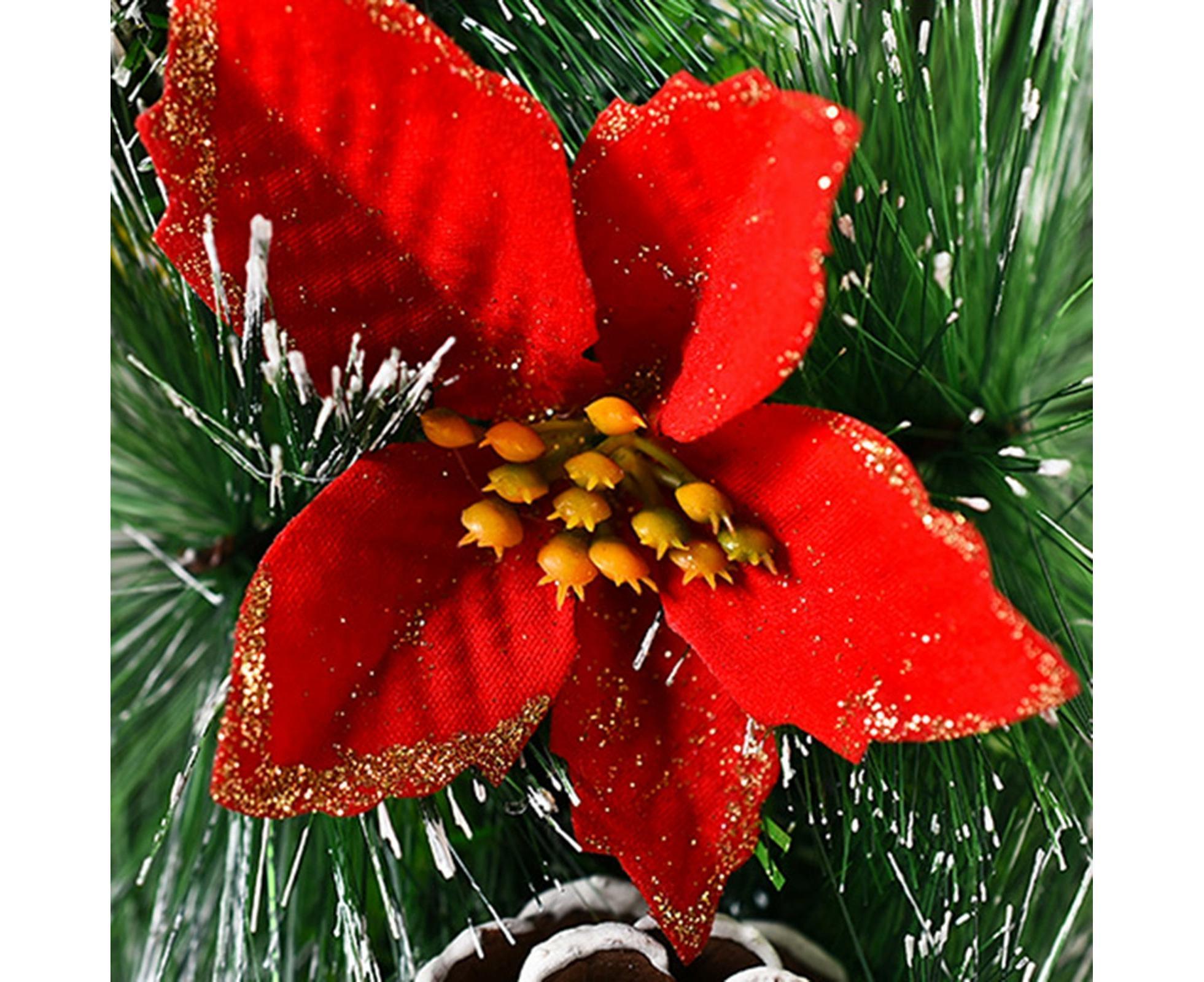32cm Christmas Wreath, Christmas Garlands, Christmas Decoration, Artificial Pine Cones Wreath - Image 4