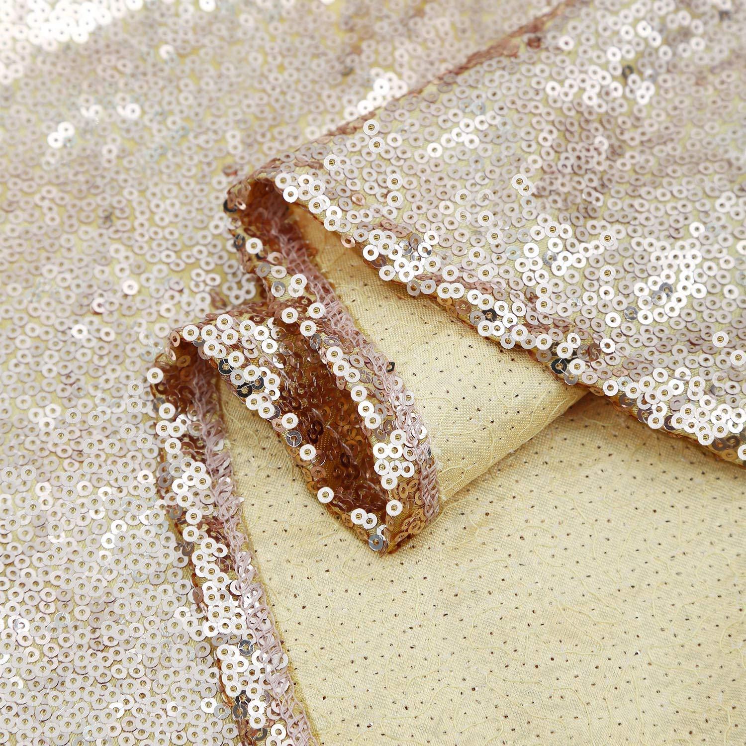 36 Inch Rose Gold Glitter Christmas Tree Skirt Plus Christmas Tree Decorations - Image 4