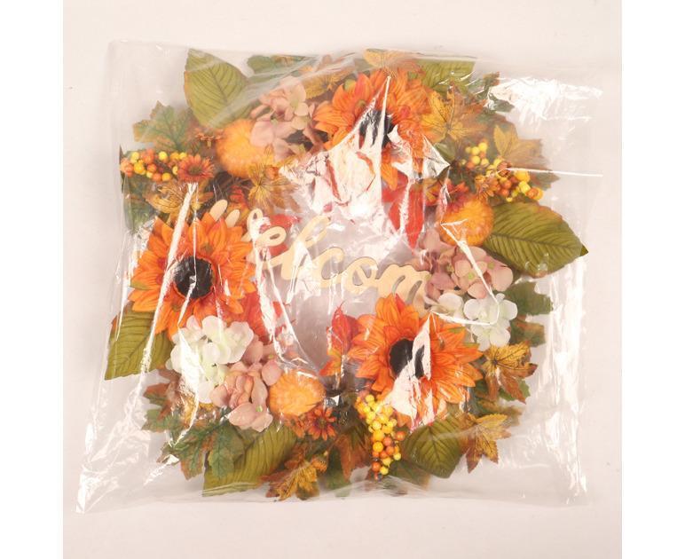 45cm Fall Wreath - Thanksgiving Wreath, Artificial Fall Garland, Welcome Wreath Decorations - Image 8