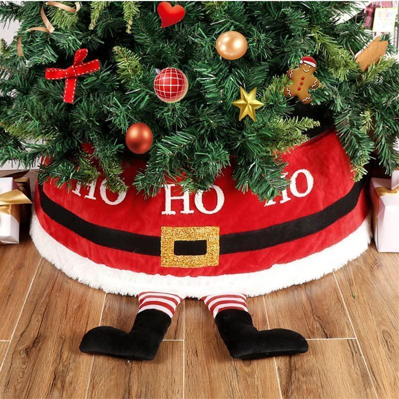 Christmas Tree Collar, 48 Inch Christmas Tree Ring, Foldable Christmas Tree Skirt - Image 1