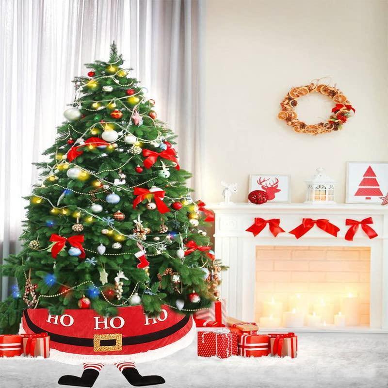 Christmas Tree Collar, 48 Inch Christmas Tree Ring, Foldable Christmas Tree Skirt - Image 2