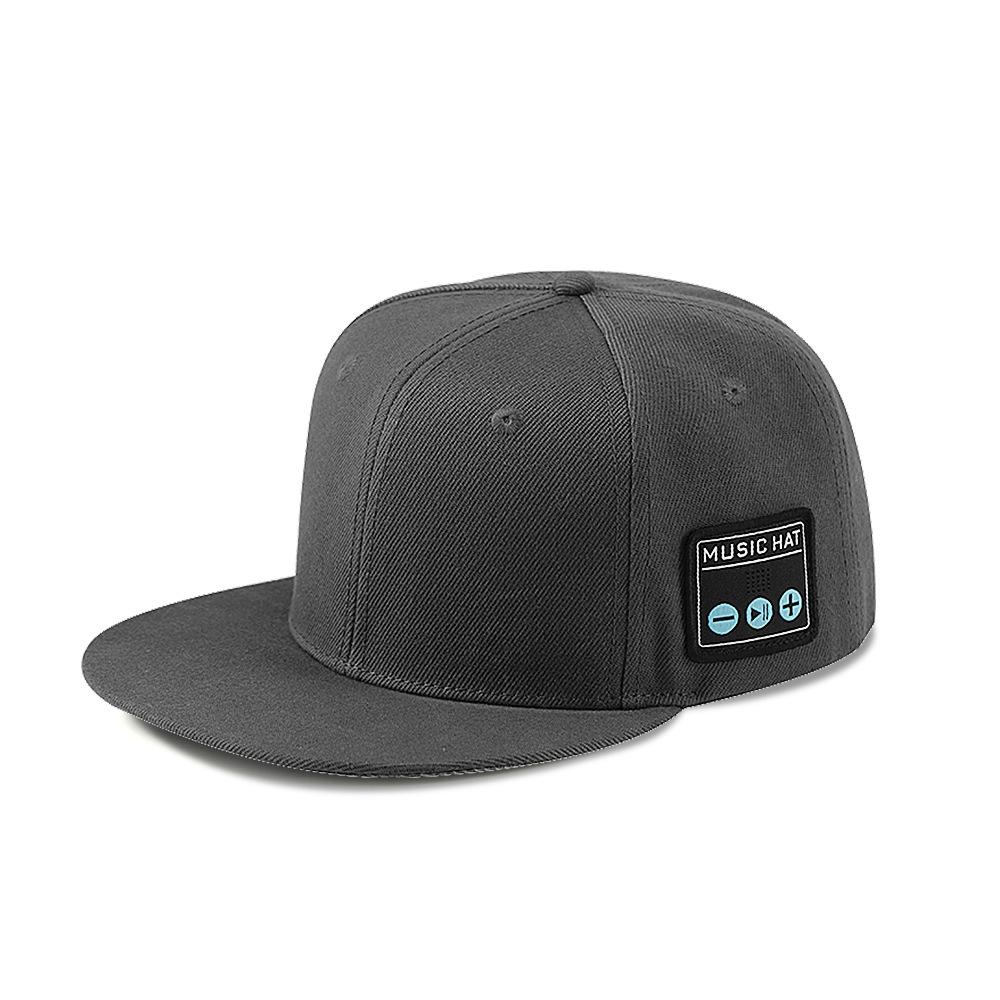 Dark Gray Wireless Bluetooth Hat - Sports Cap with Dual Speakers, Bluetooth 5.4,Outdoor Music Hat for Running,Jogging,and Sports - Image 1