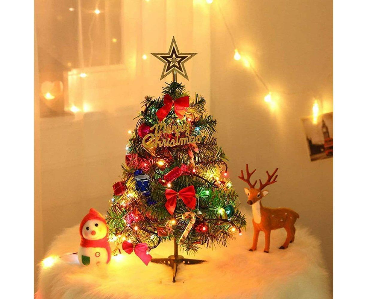 30Cm Mini Christmas Tree, Small Illuminated Christmas Tree,Mini Christmas Tree With Led Fairy Lights, Christmas Tree, Small Artificial Christmas Tree - Image 6