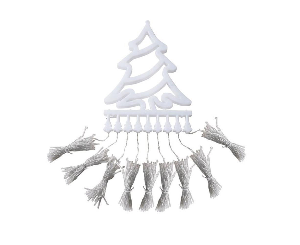 350 LED Solar Waterfall String Light Fairy Xmas Tree Hanging Decor Outdoor - Warm White - Image 5