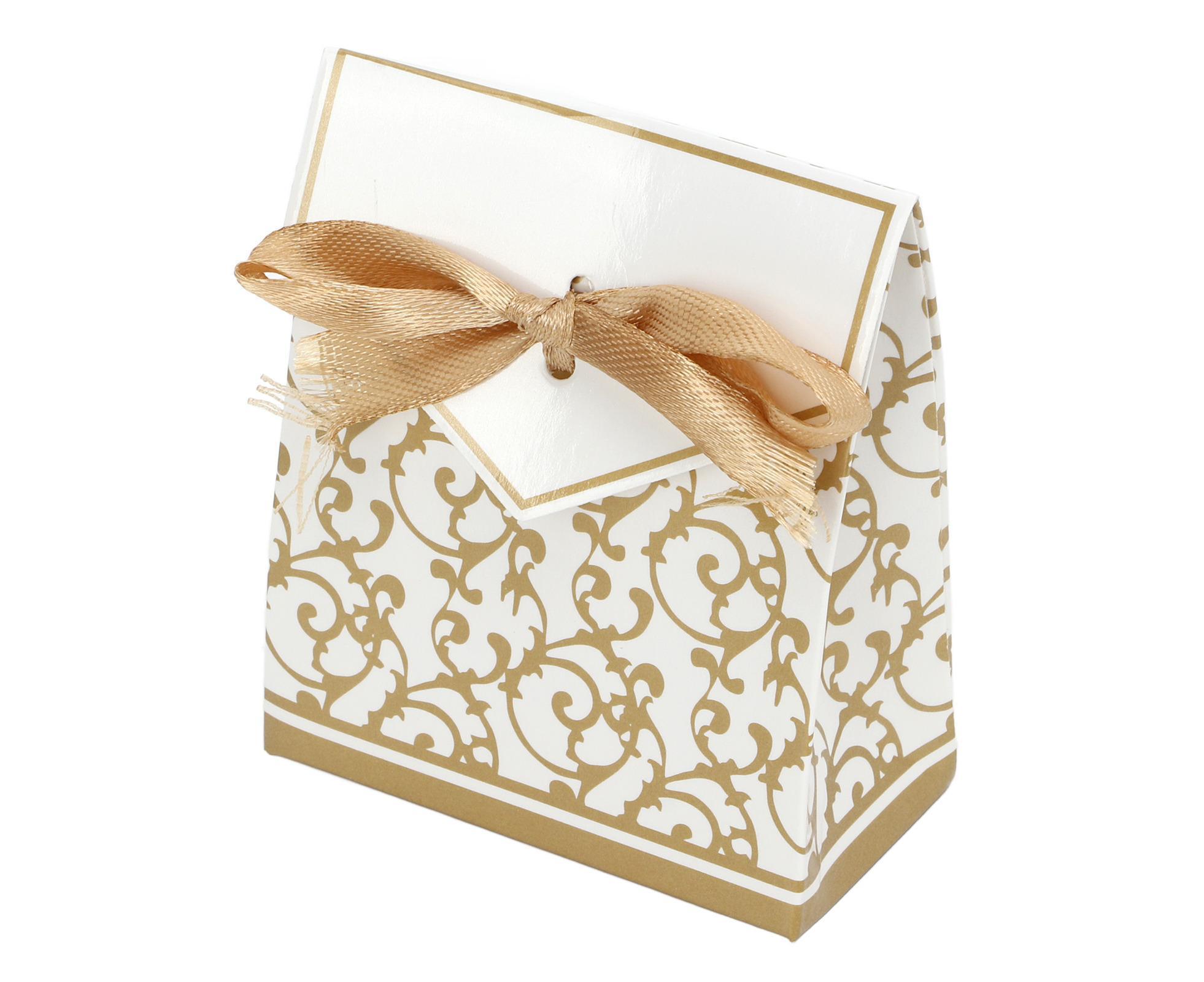 40 Sets Gift Bag Exquisite Unique Golden Pattern Bow Small Gift Box Decoration For Wedding Birthday Party Festival - Image 5