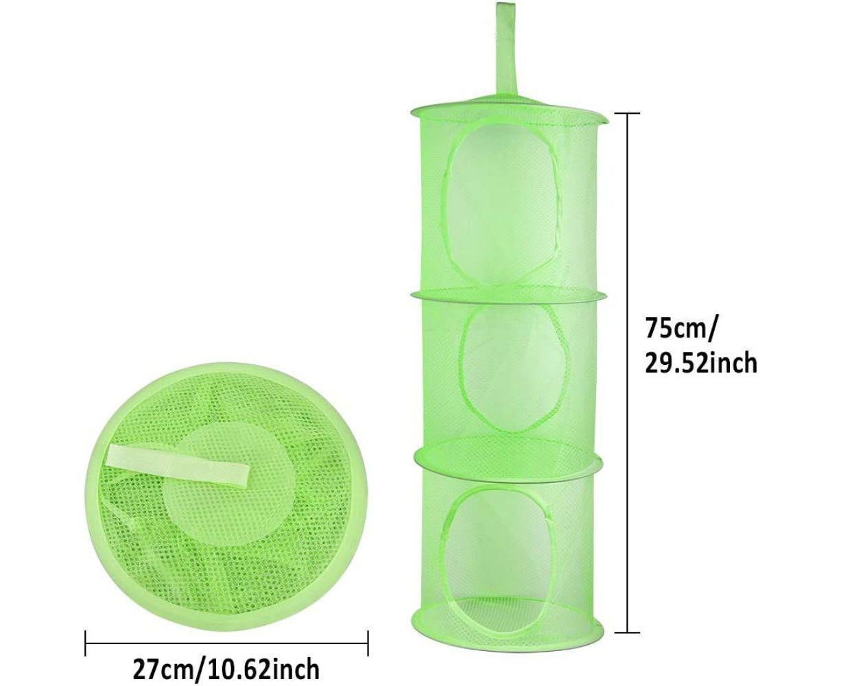 4-Storey Plush Storage Room, Foldable Space-Saving Storage Basket, Suitable For Babies Room, Bathroom, Balcony - Image 2