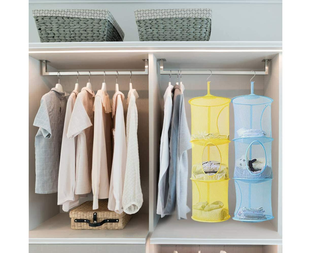 4-Storey Plush Storage Room, Foldable Space-Saving Storage Basket, Suitable For Babies Room, Bathroom, Balcony - Image 7